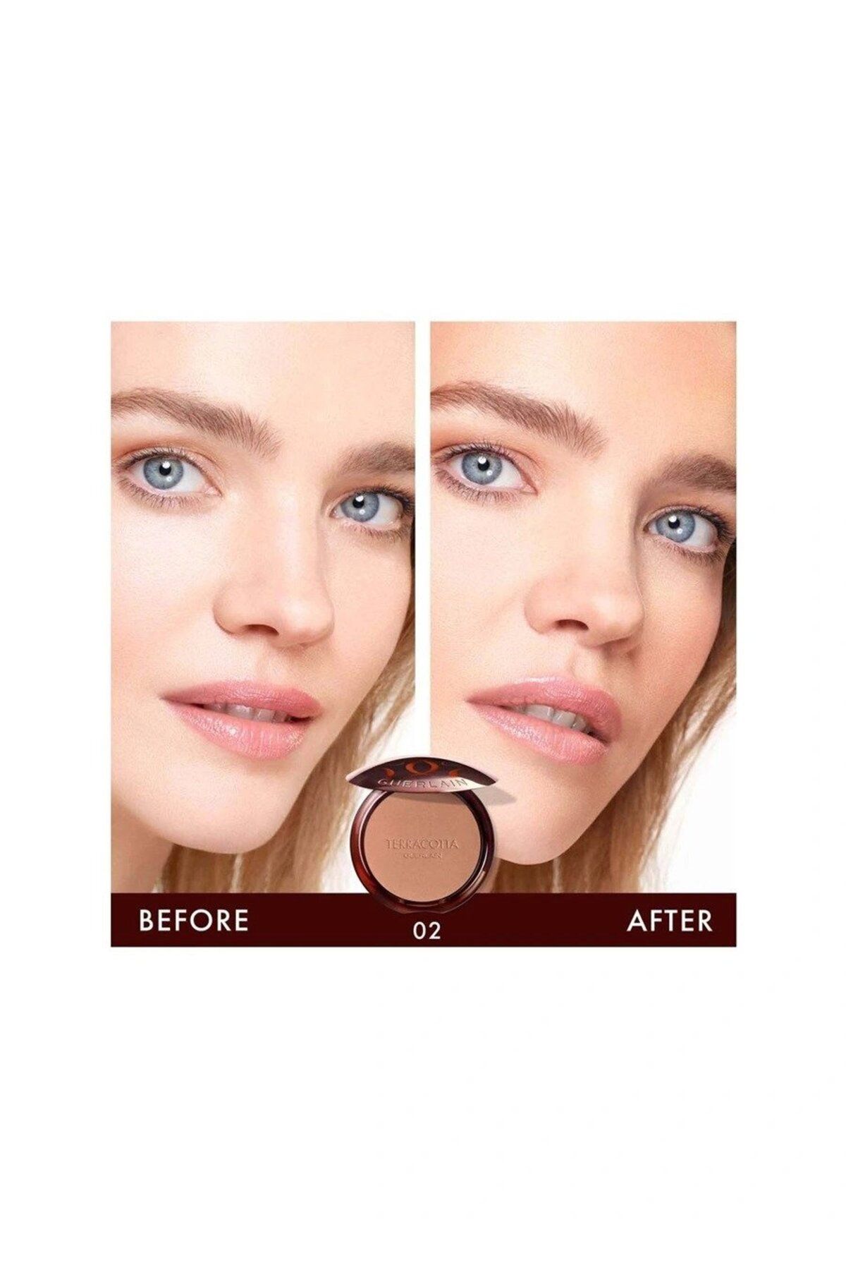 تراکوتا - 96٪ منبع طبیعی، حاوی روغن آرگان. پودر برنزینگ تابشی 10 گرم Guerlain