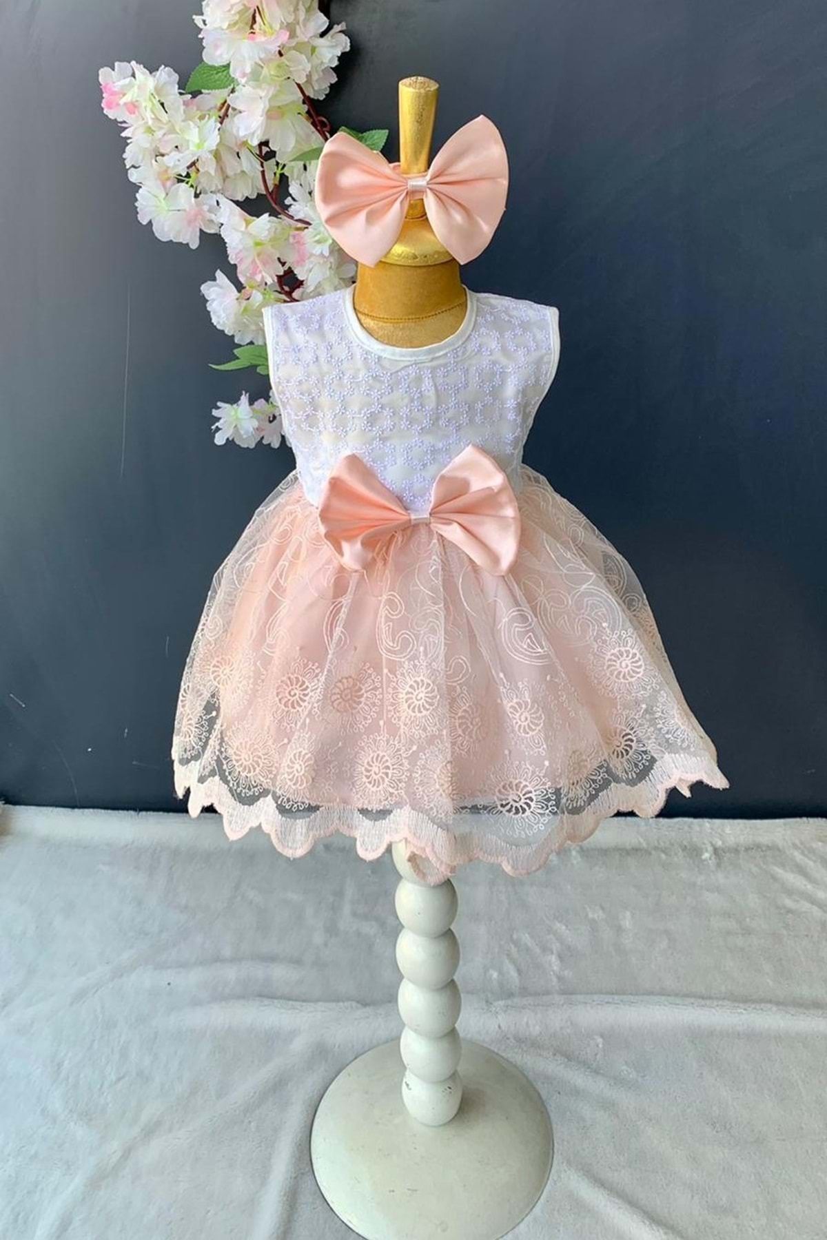 Baby dress with hair sale band