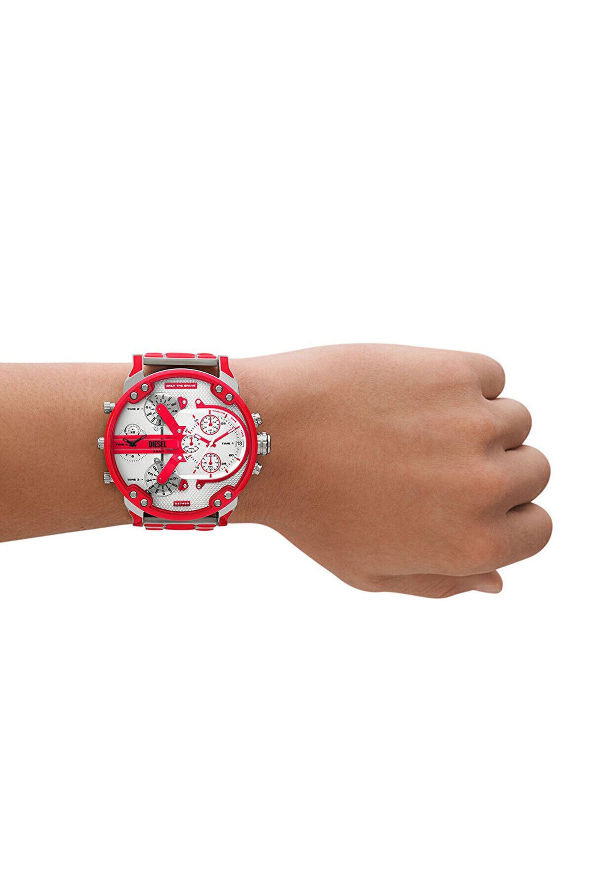 Diesel only the clearance brave watch red