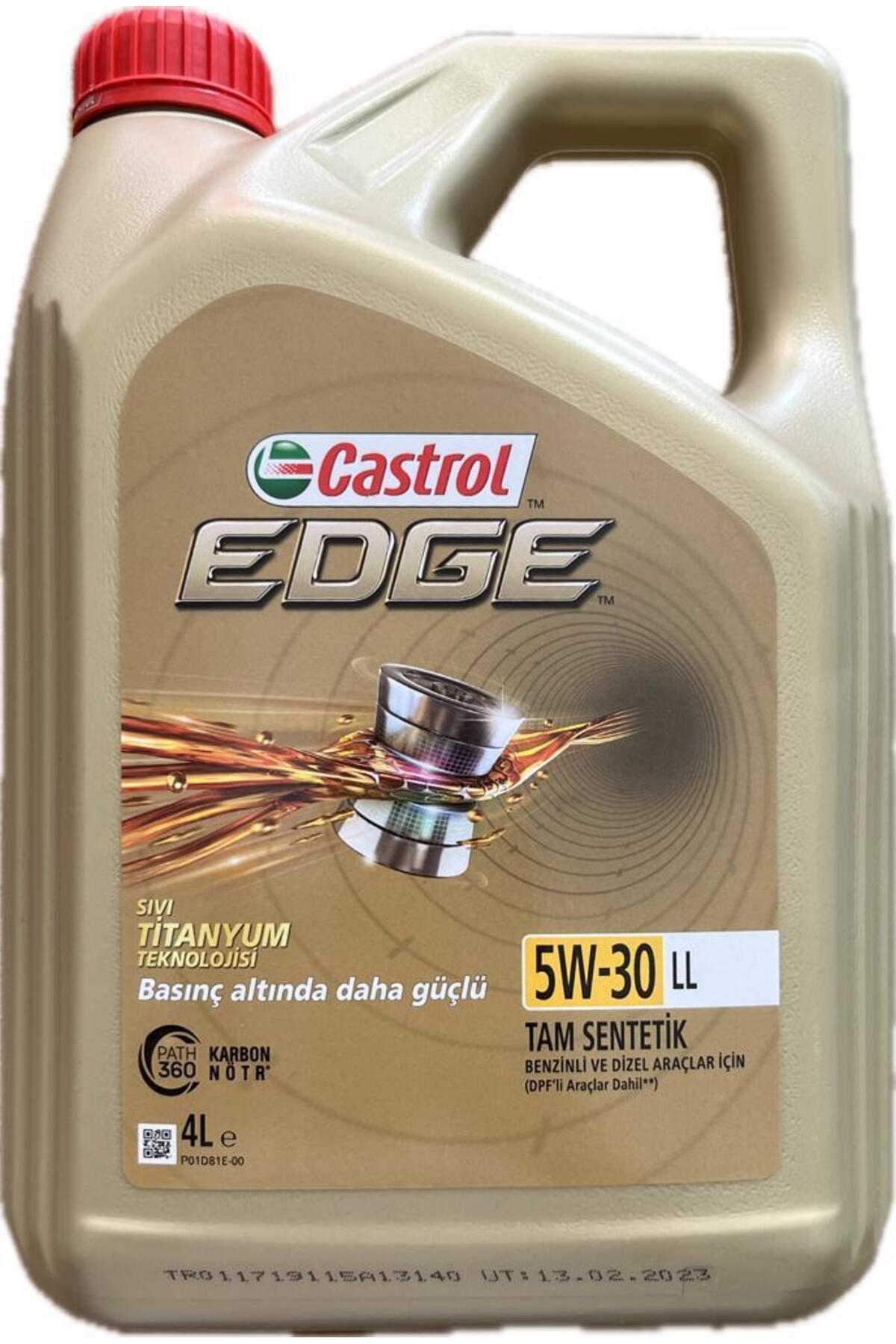 Castrol 5W30 EDGE 4 LİTRE MOTOR YAĞI Fiyatı, Yorumları - Trendyol