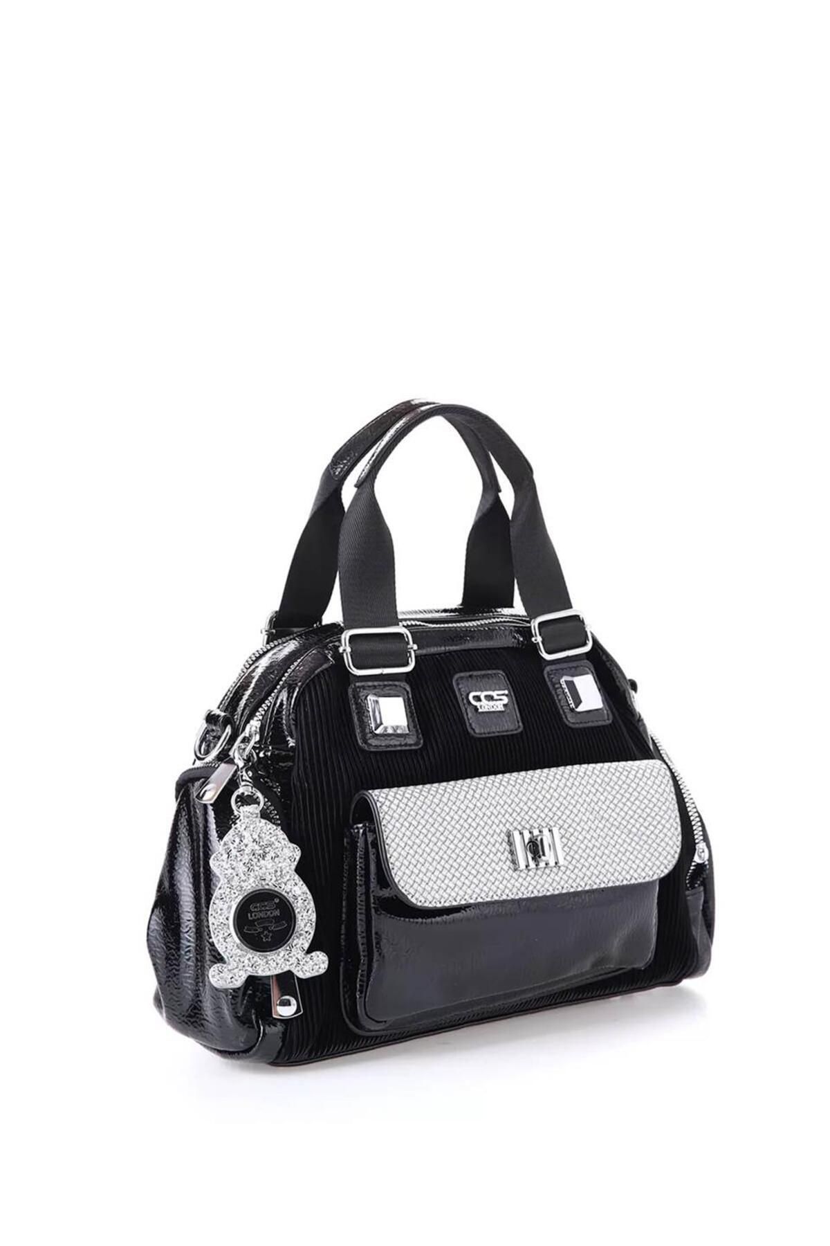 ÇÇS-17116 Geantă Crossbody Neagră 2
