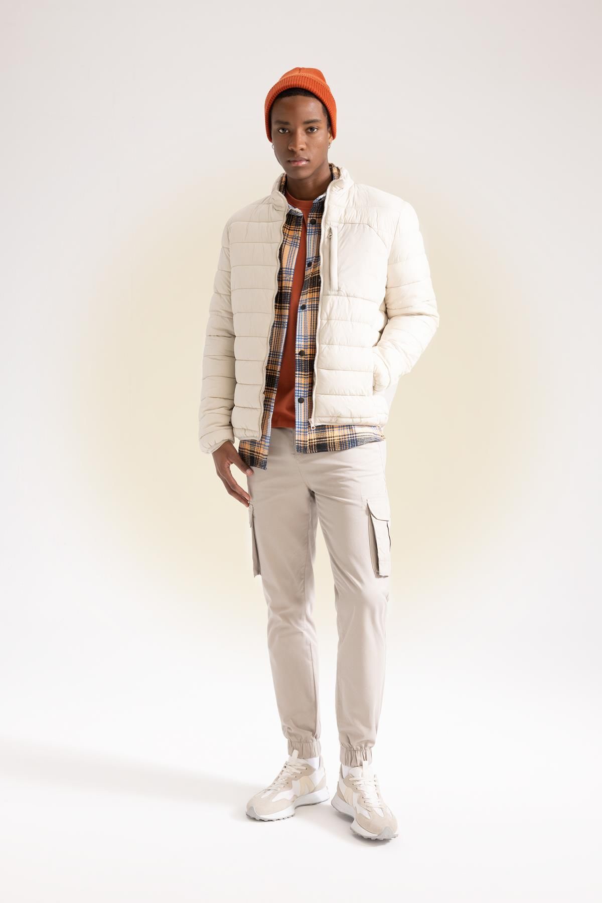 Puffer jacket slim fit store