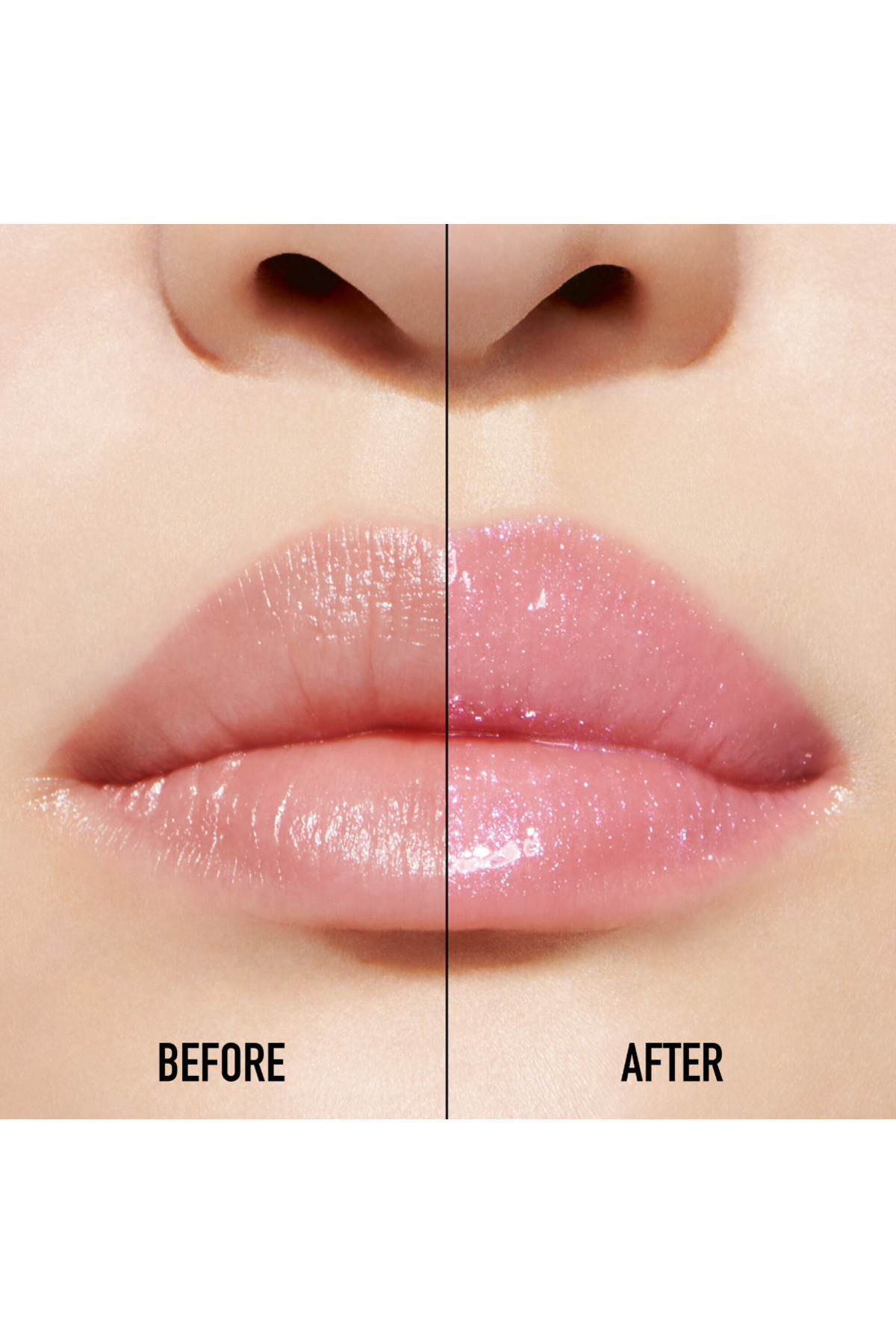 براق کننده لب Lip Addict مدل 010 رنگ هولوگرافیک صورتی با خاصیت مرطوب کنندگی 24 ساعته