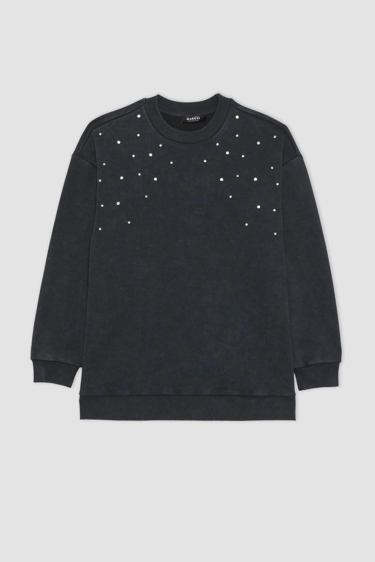 Monogrammed sales sweatshirt tunic