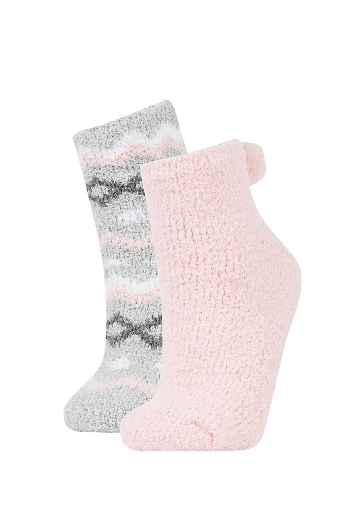 DORE Women's Skin Large Fishnet Knee Socks 12 Pack - Trendyol