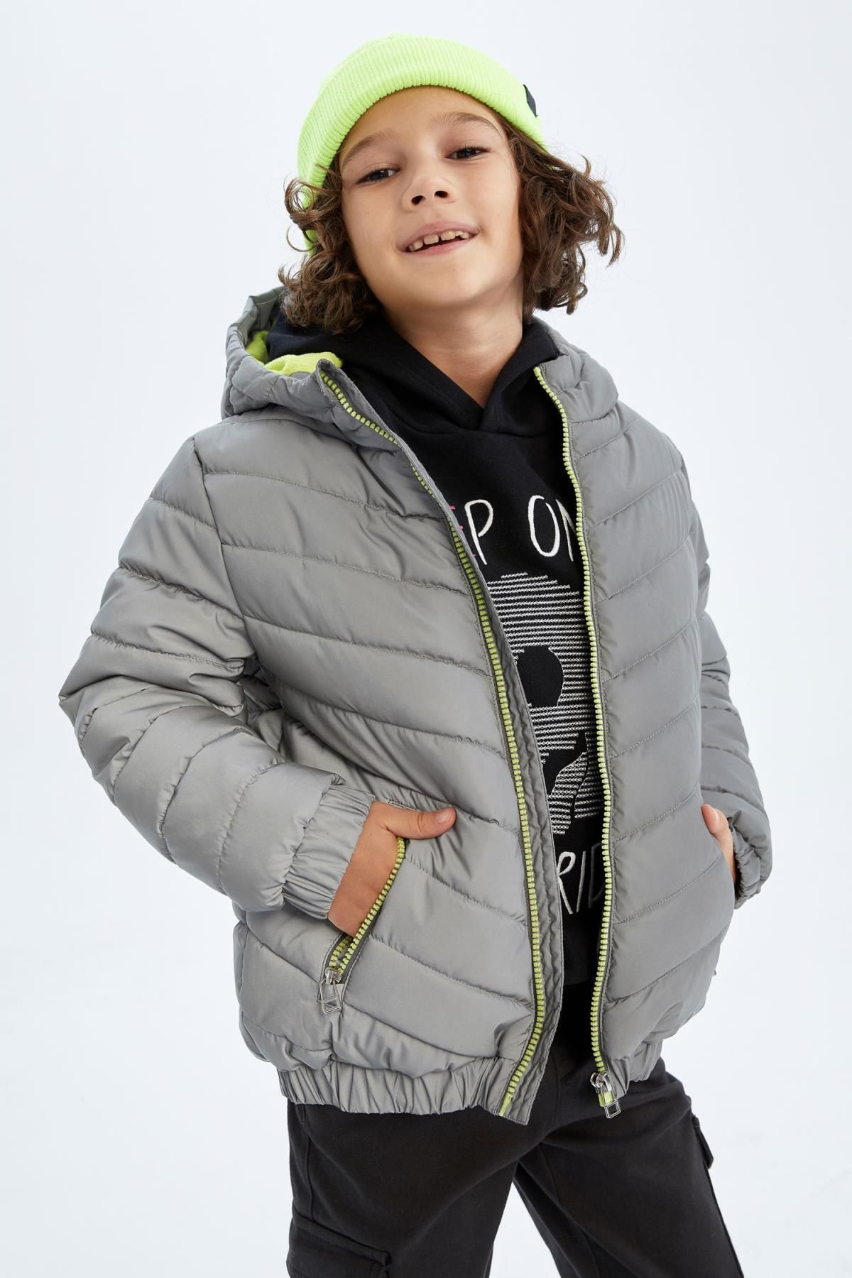 Boys reflective new arrivals puffer jacket
