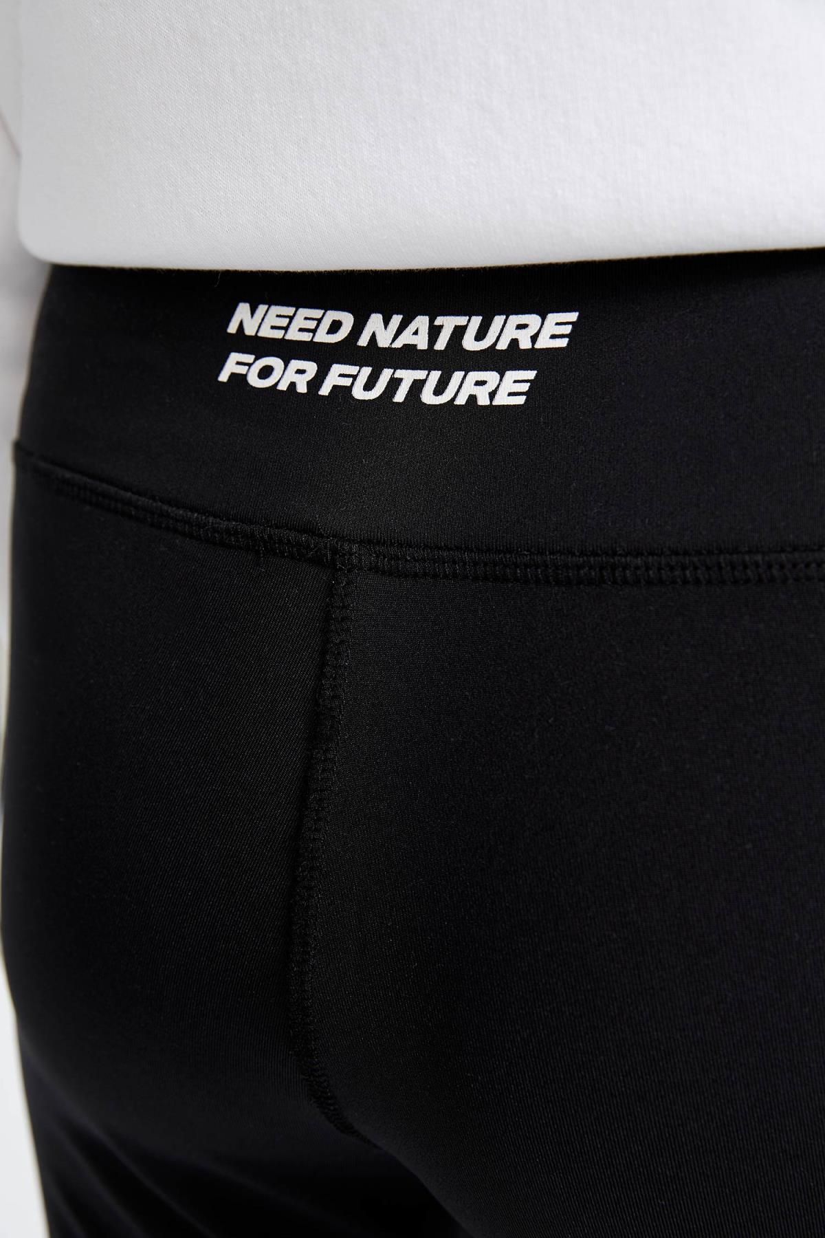DeFacto-Passform: Normale Passform, hohe Taille, weites Bein, weiche, flauschige Warmtech-Jogginghose 5