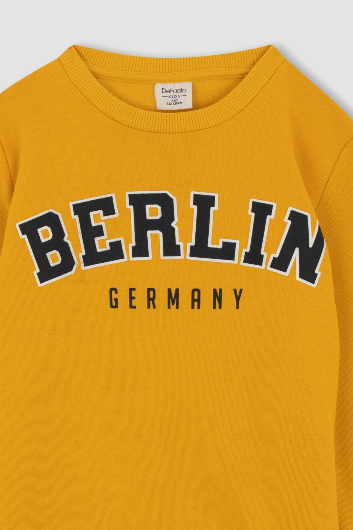 Defacto Erkek Çocuk Bisiklet Yaka Sweatshirt fotoğrafı 5 (önizleme)