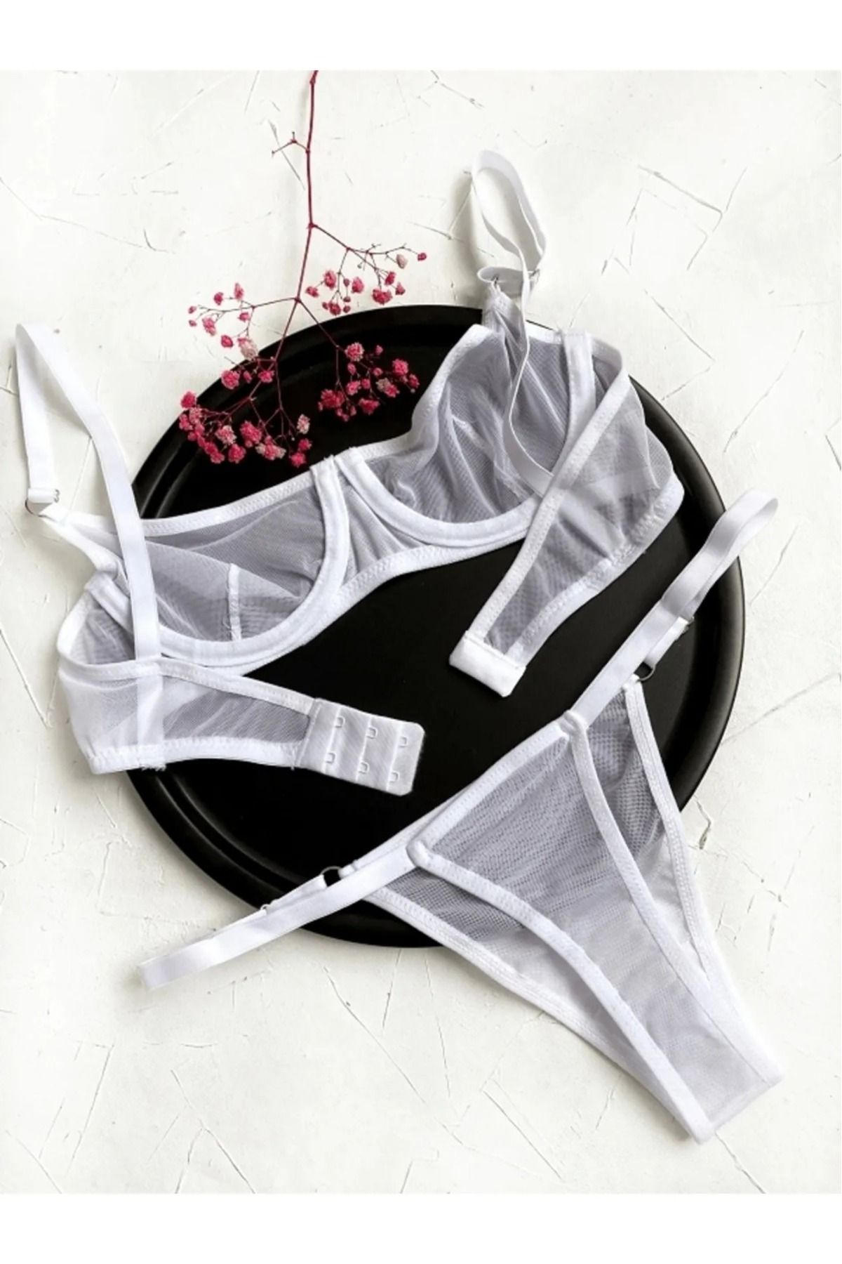 NARIYA Women's Bra Panties String Underwear Set Underwire Bra Set