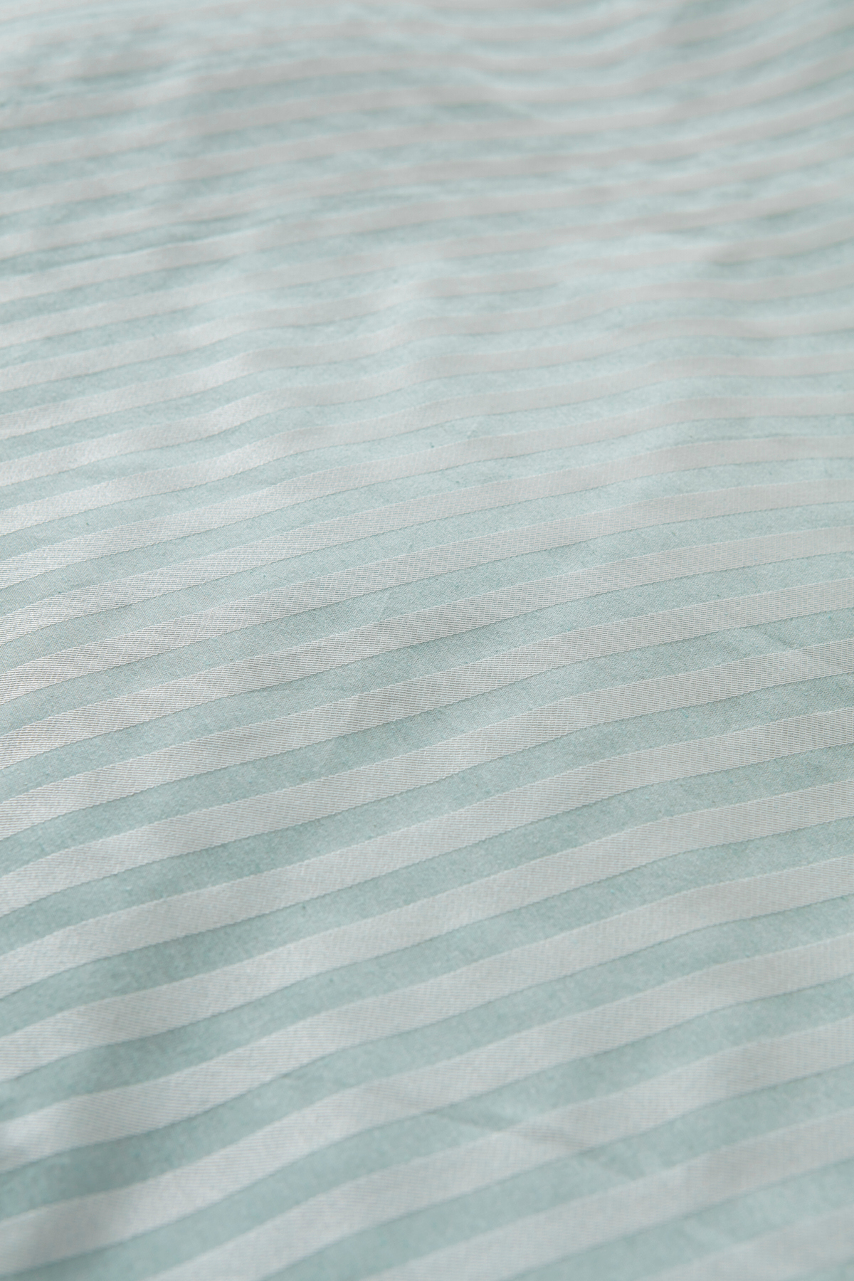 Karaca Home Josef Mint Çizgili Saten Çift Kişilik Nevresim Takımı fotoğrafı 4 (önizleme)