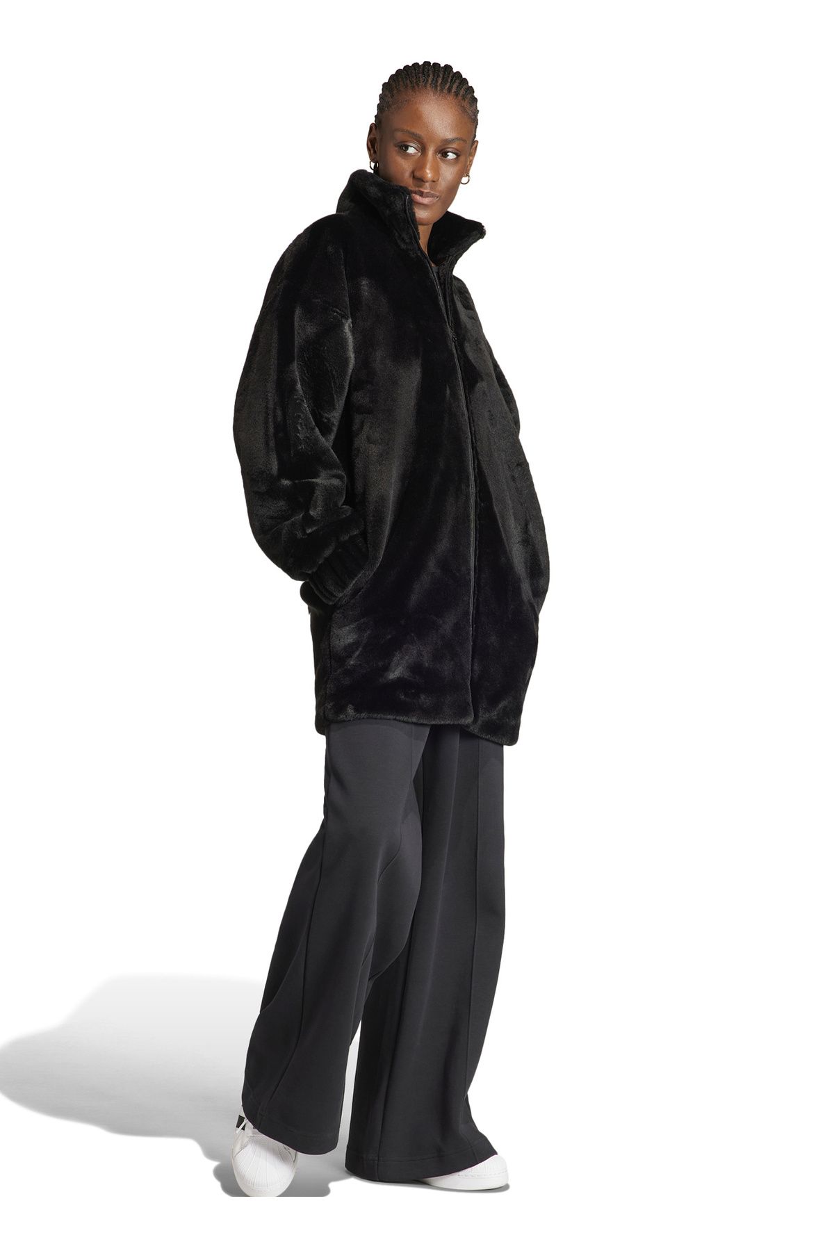 Adidas furry 2024 jacket