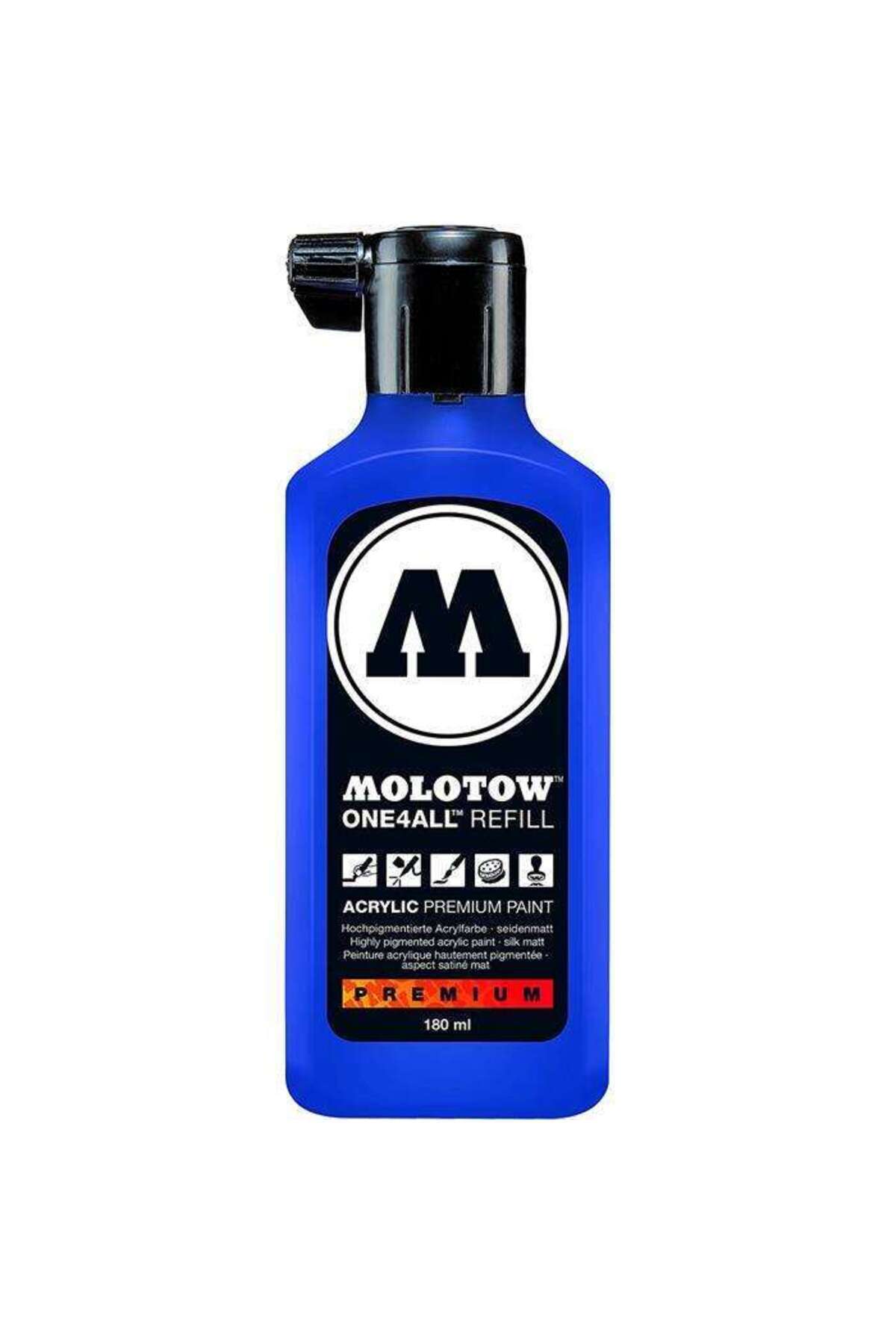 Molotow One4all Akrilik Mürekkep Refill 180 ml True Blue 204