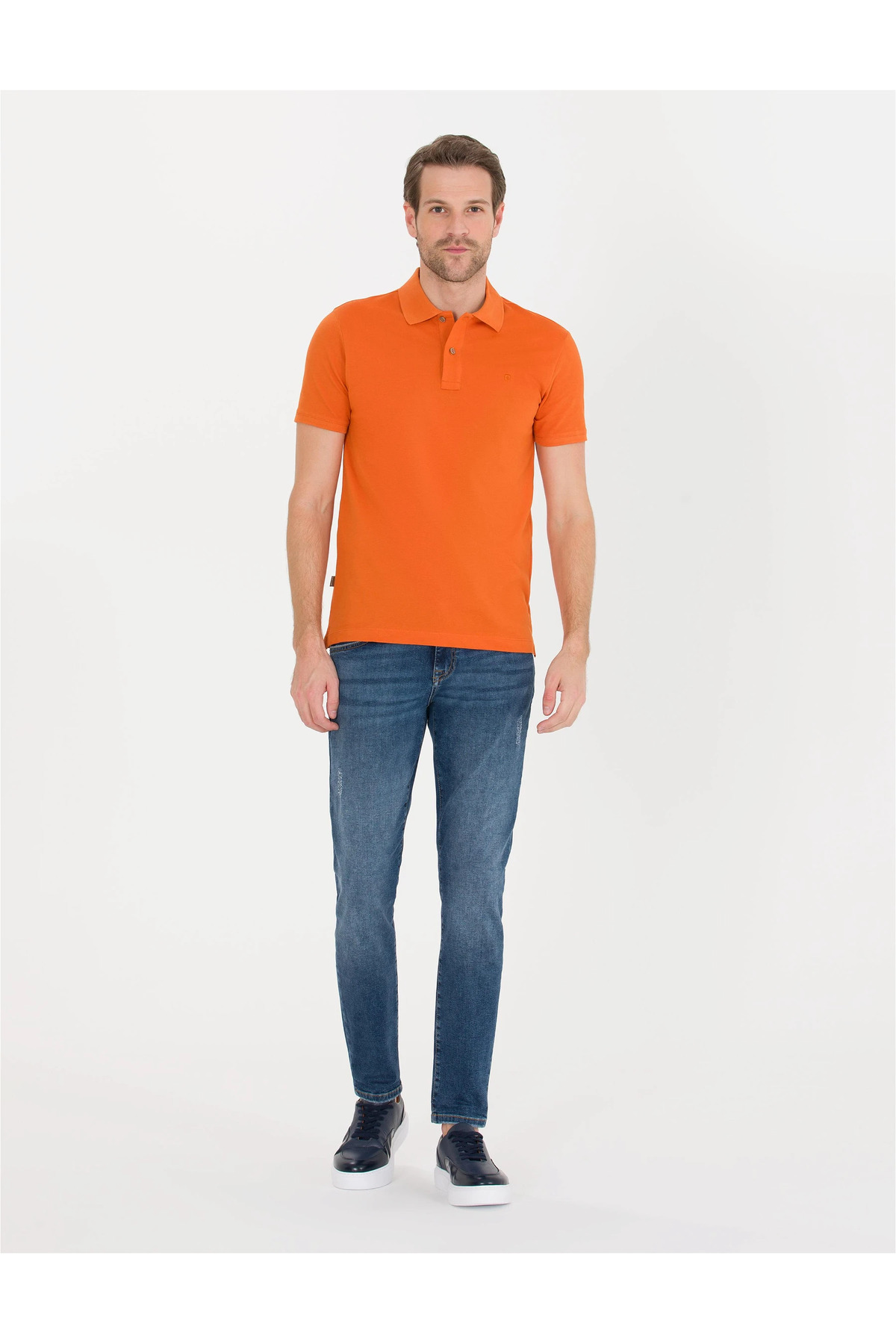 تیشرت یقه پلو مردانه راسته آستین کوتاه | پیر کاردین Pierre Cardin 1567279T - تصویر 3