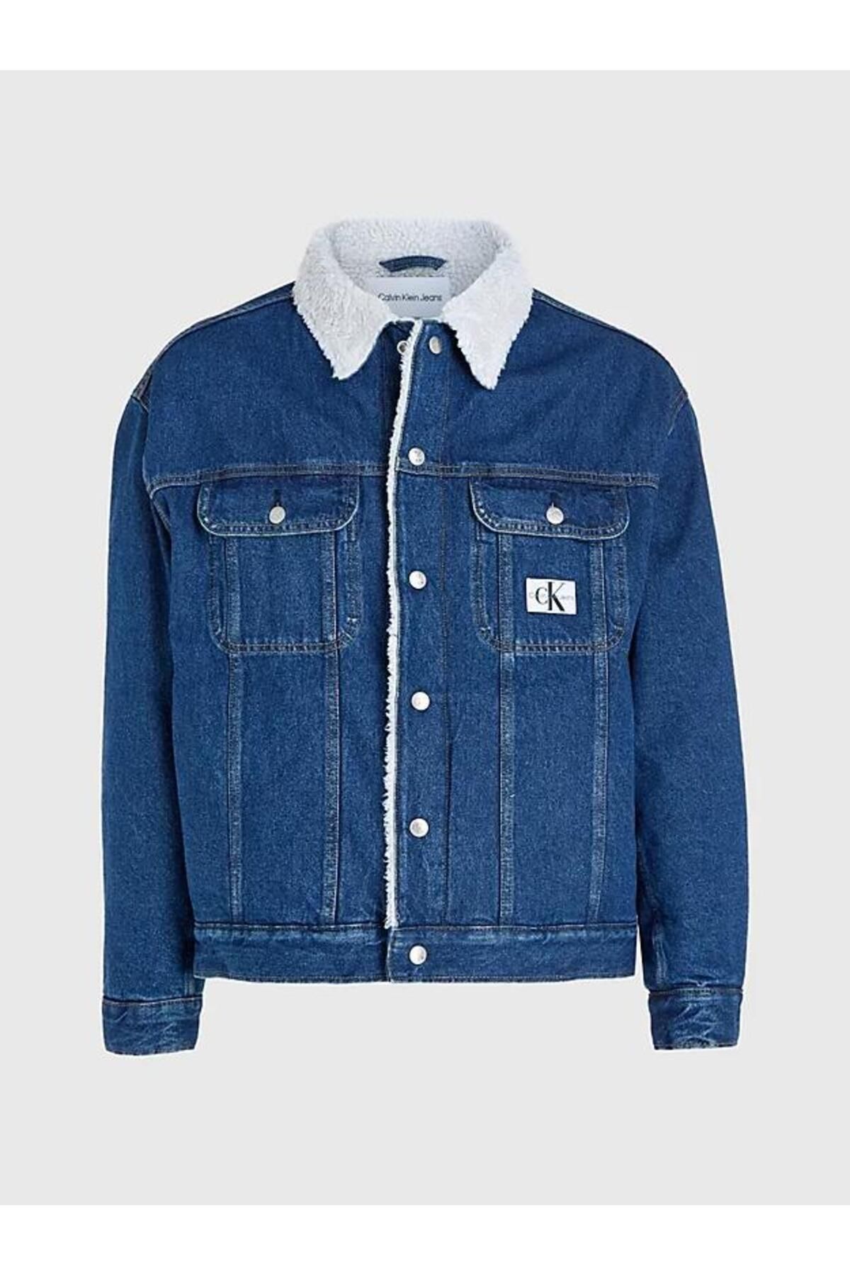 Blue calvin klein jacket online