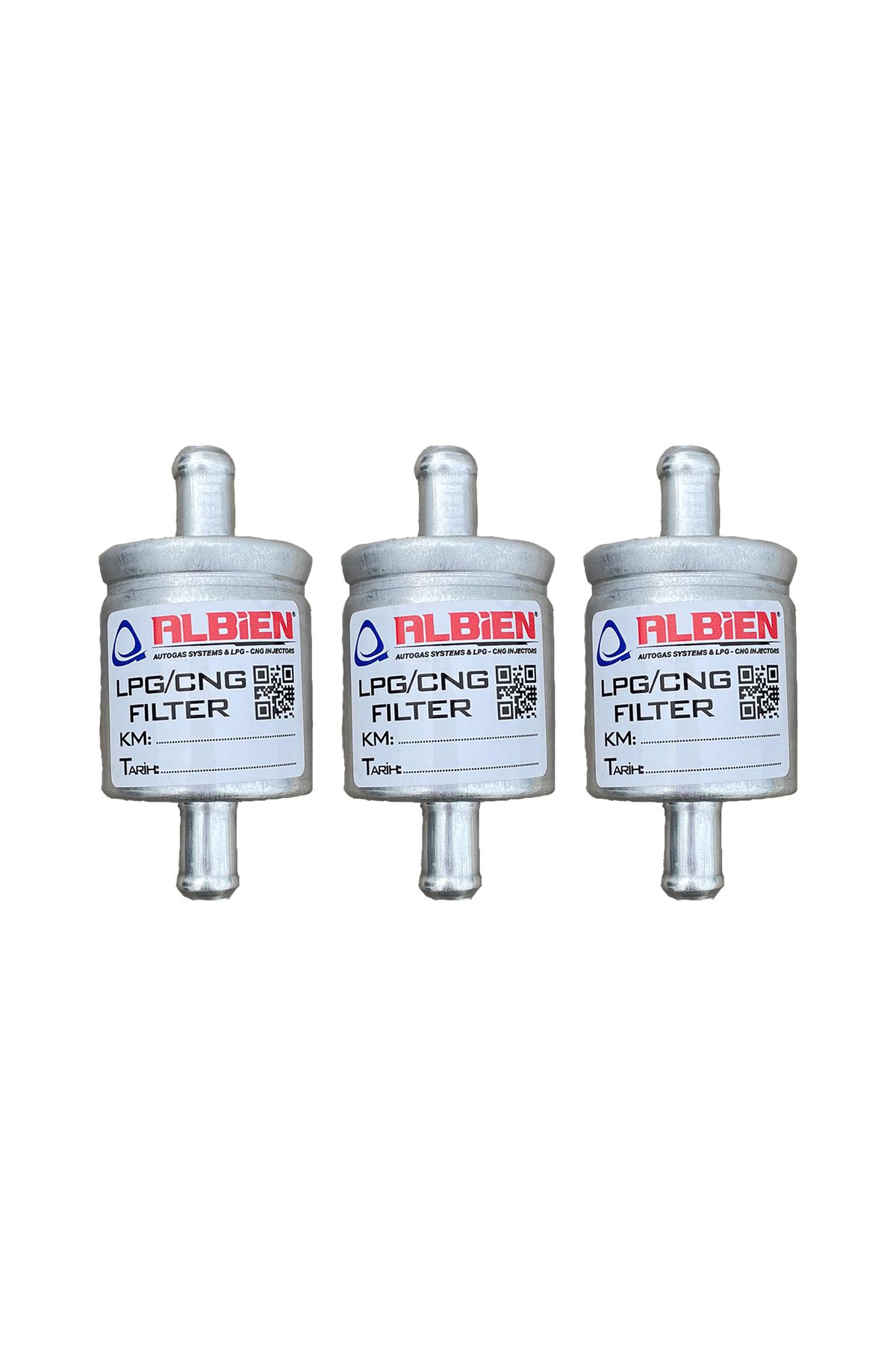ALBİEN atiker-akl-aldesa-tartarini-cangas-vikars-mimgas-zavoli Uyumlu LPG Filtresi 12-12mm - 3 adet