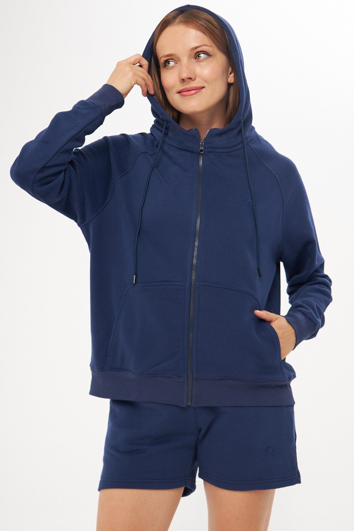 Dark blue sales womens hoodie