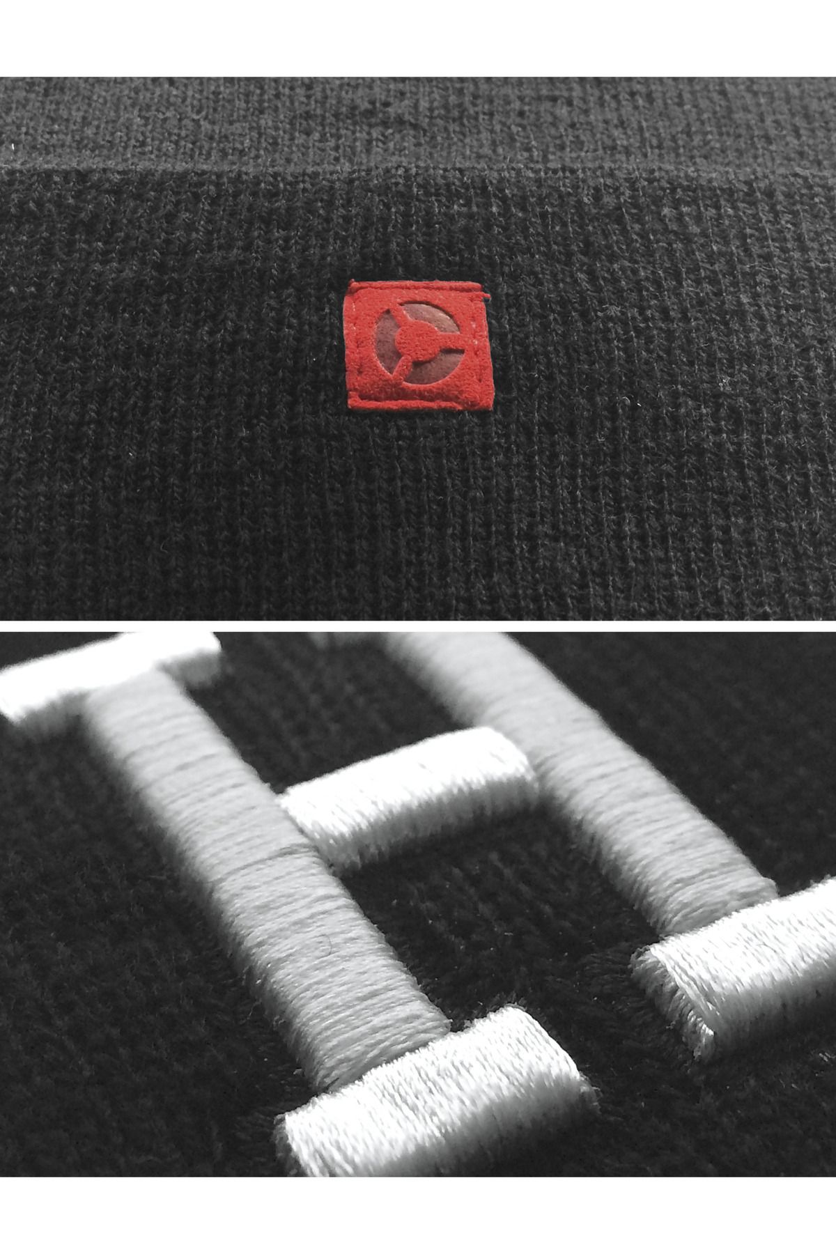 MSTRDS-Accessoires Beanie mit Buchstaben-Cuff 3