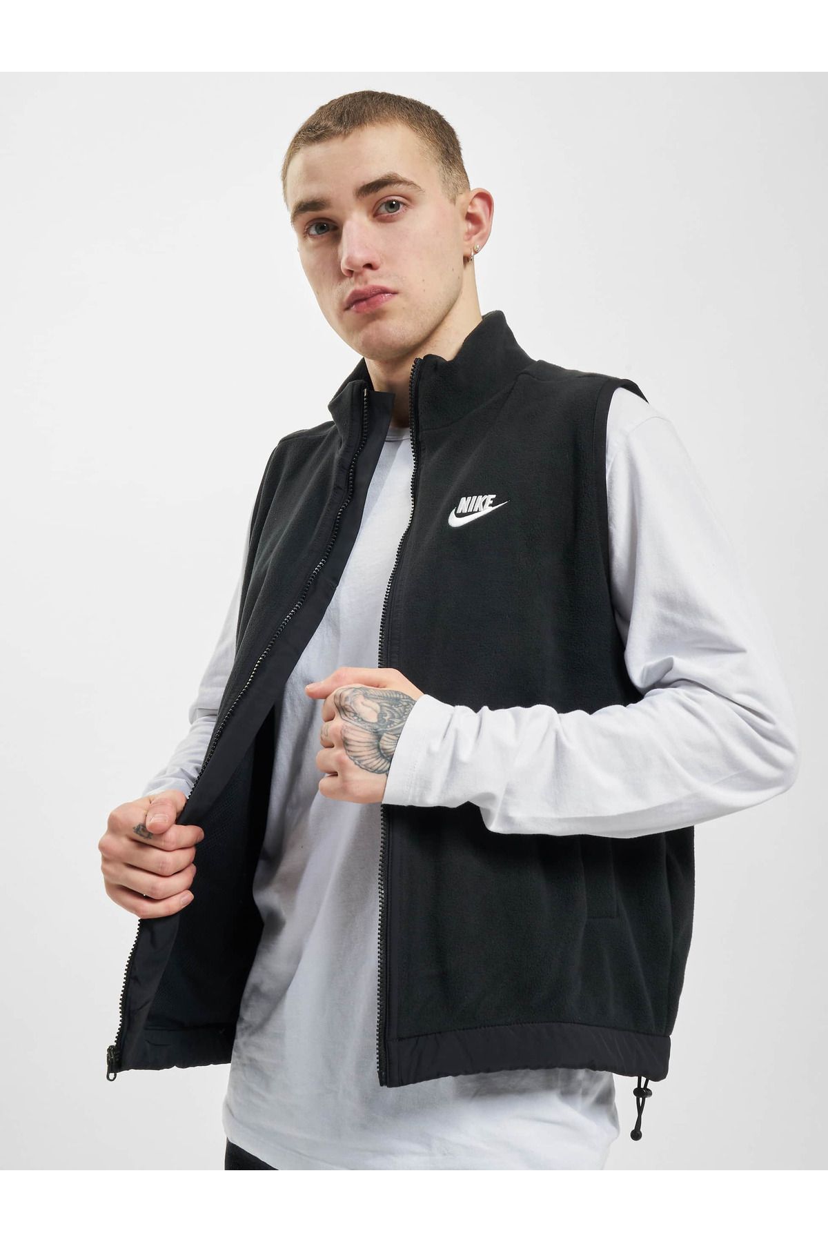 Nike fleece vest sale