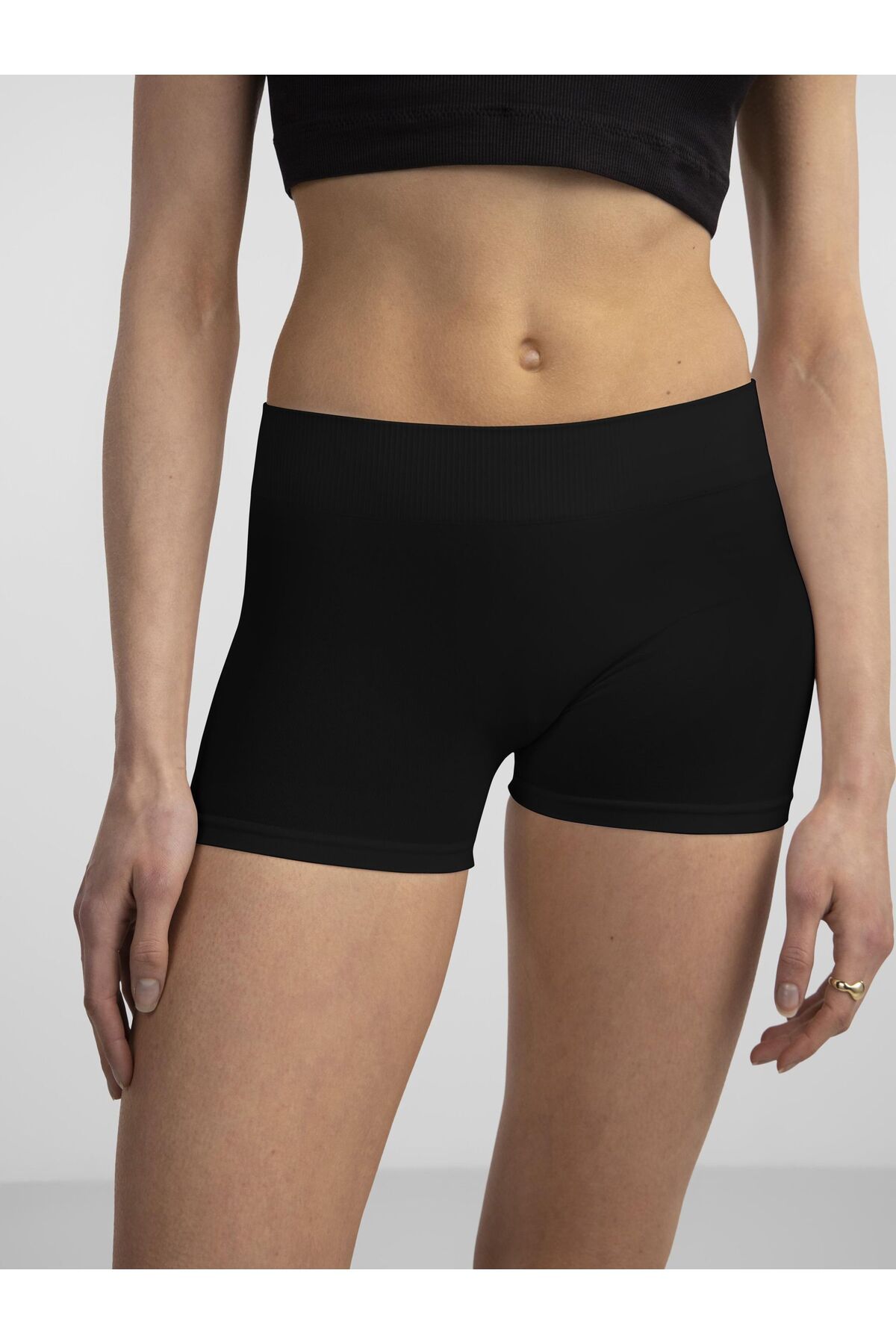 PIECES Szorty Slim Fit - Projekt Koszulki Kobieta - XS/S
