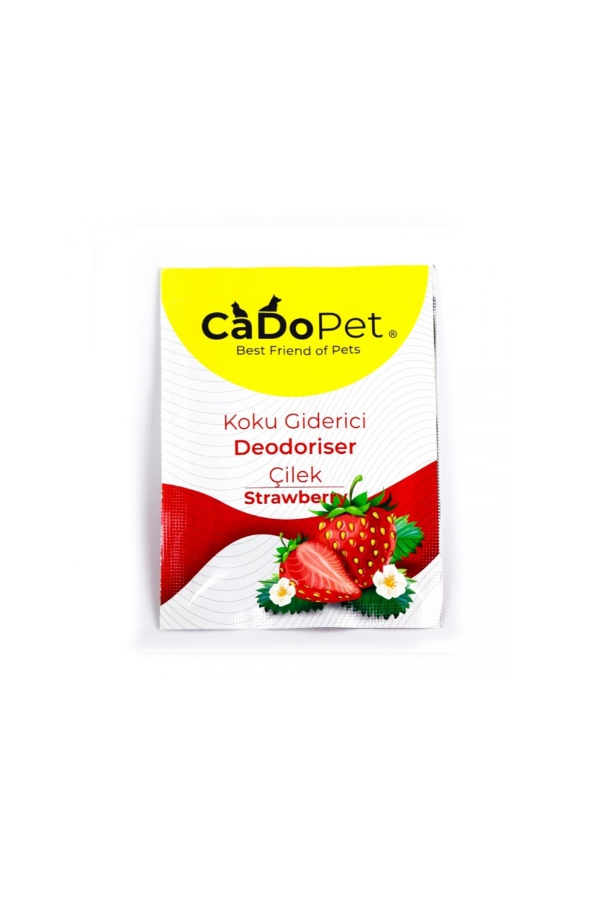 vetgold Kedi Kumu Koku Giderici Çilek 25 gr (Cado Pet) Araba Dolap Ayakkabılık Koku Giderici
