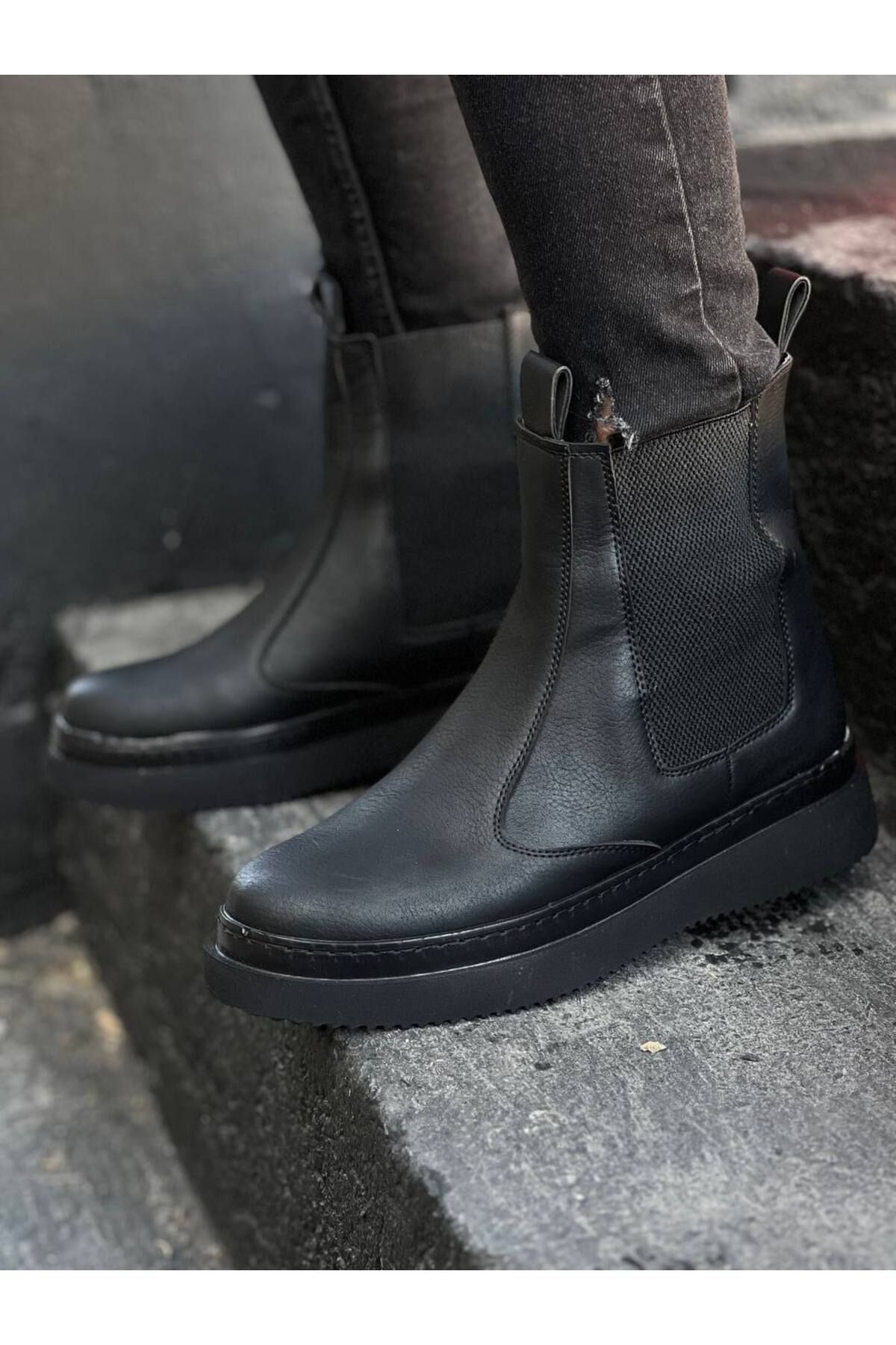 Mens laceless winter boots new arrivals
