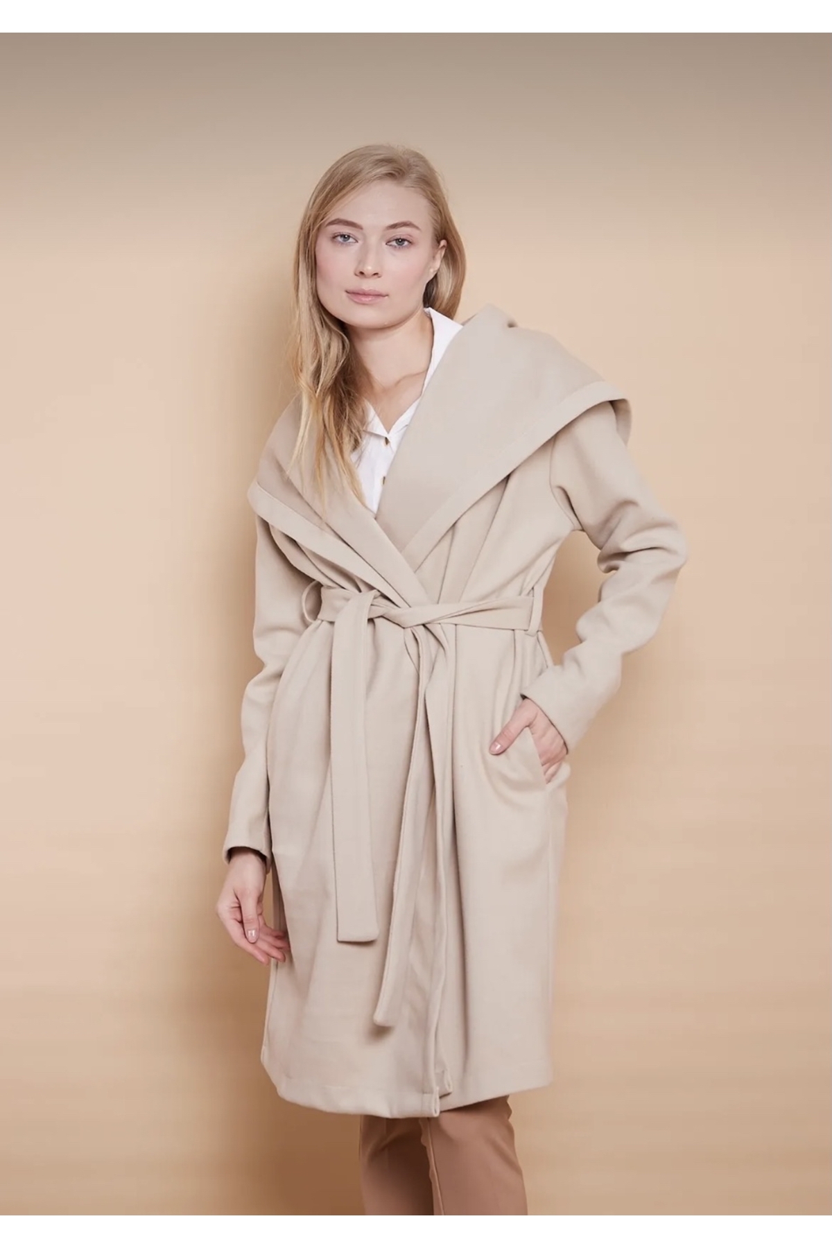 Asbap Butikk  Kadın Uzun Palto - Görsel 2