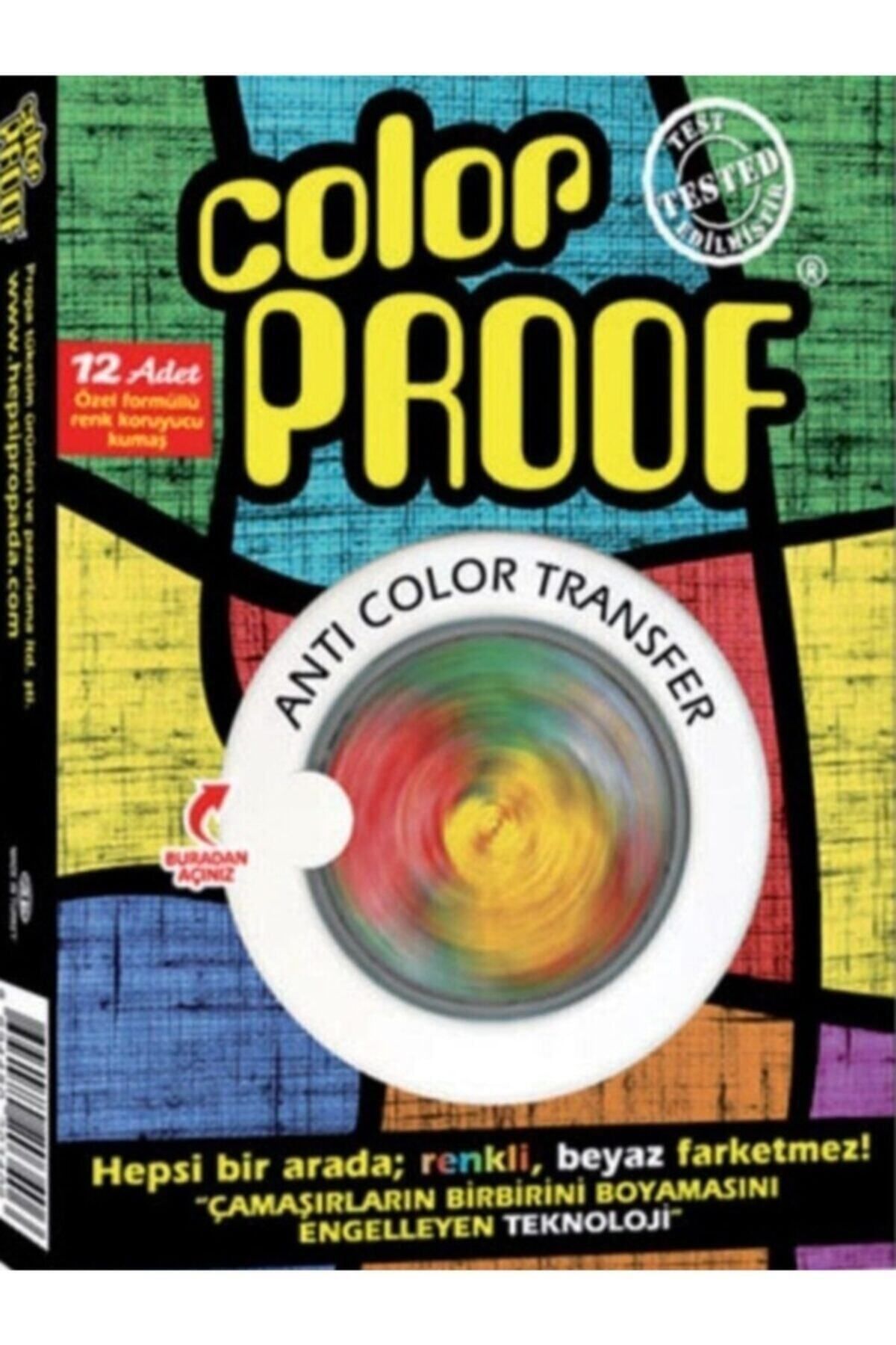 L'ROUGE Color Proof; Özel Formüllü Renk Koruyucu Kumaş 1x12 Adet