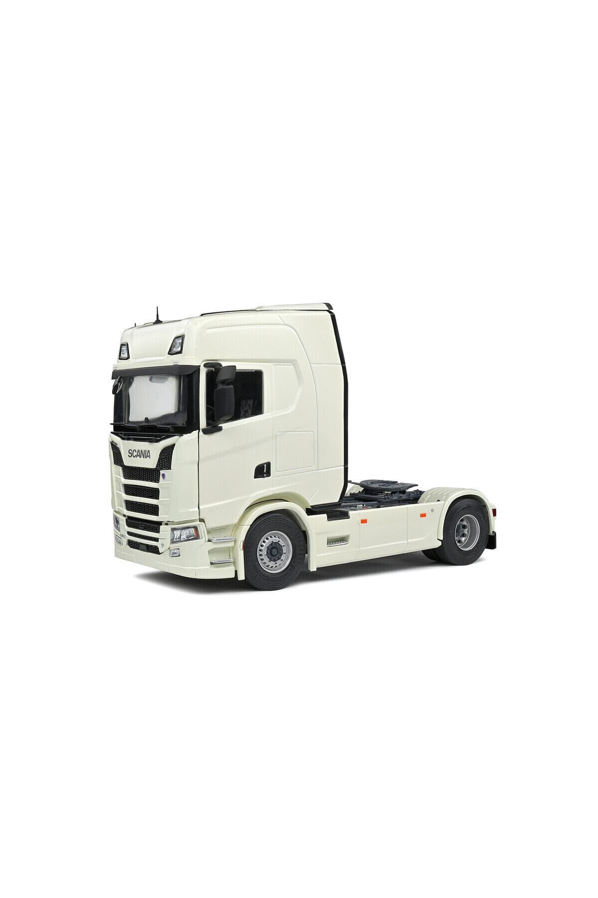 Shem SCANIA 580S HIGHLINE 2021 Tır Kupa IVORY WHITE 124 Ölçek Solido
