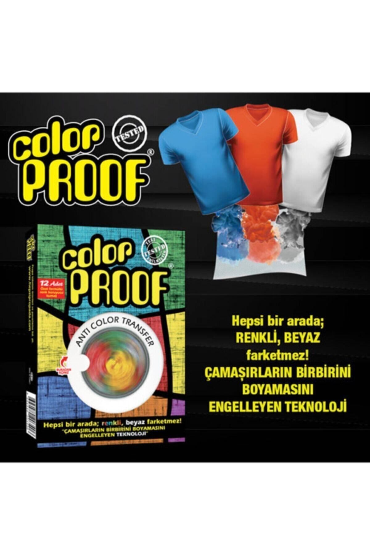 L'ROUGE Color Proof; Özel Formüllü Renk Koruyucu Kumaş 1x12 Adet