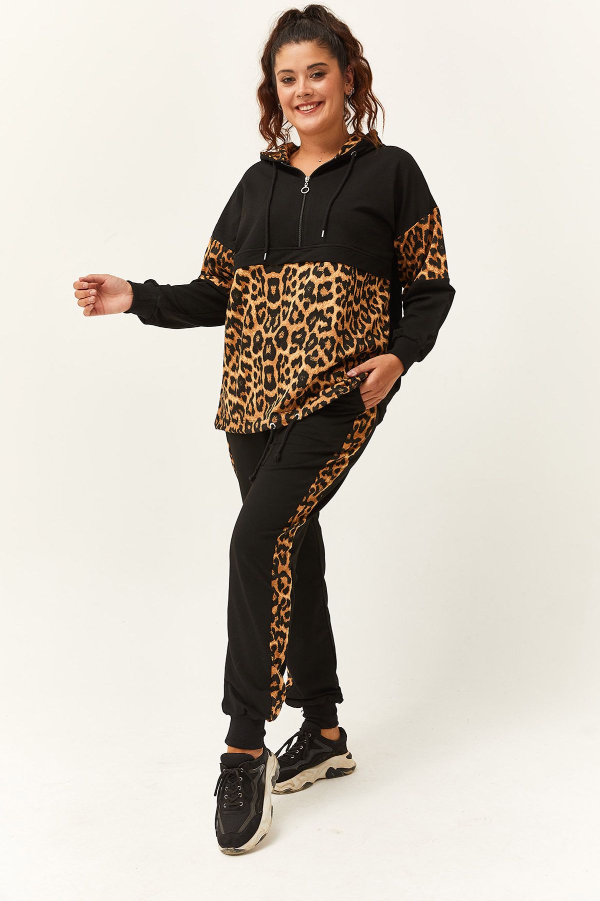 Ladies leopard print tracksuit online