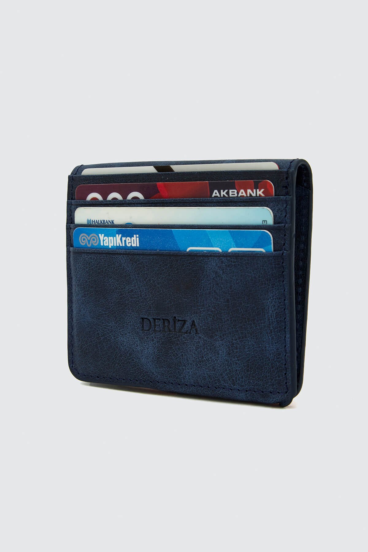 کیف پول مردانه آبی سرمه ای Deriza | DRZ5033 اورجینال - تصویر 5