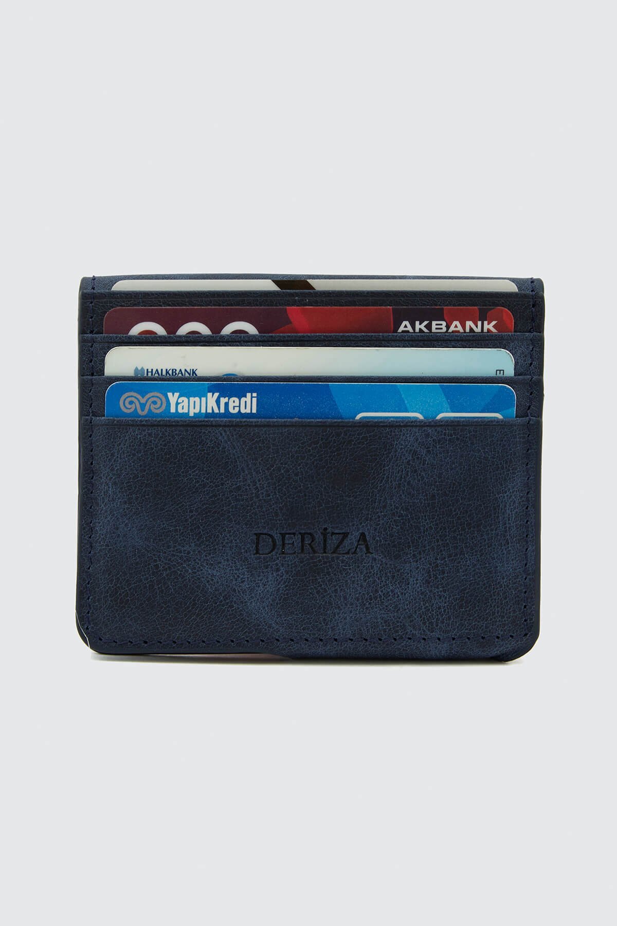 کیف پول مردانه آبی سرمه ای Deriza | DRZ5033 اورجینال - تصویر 2