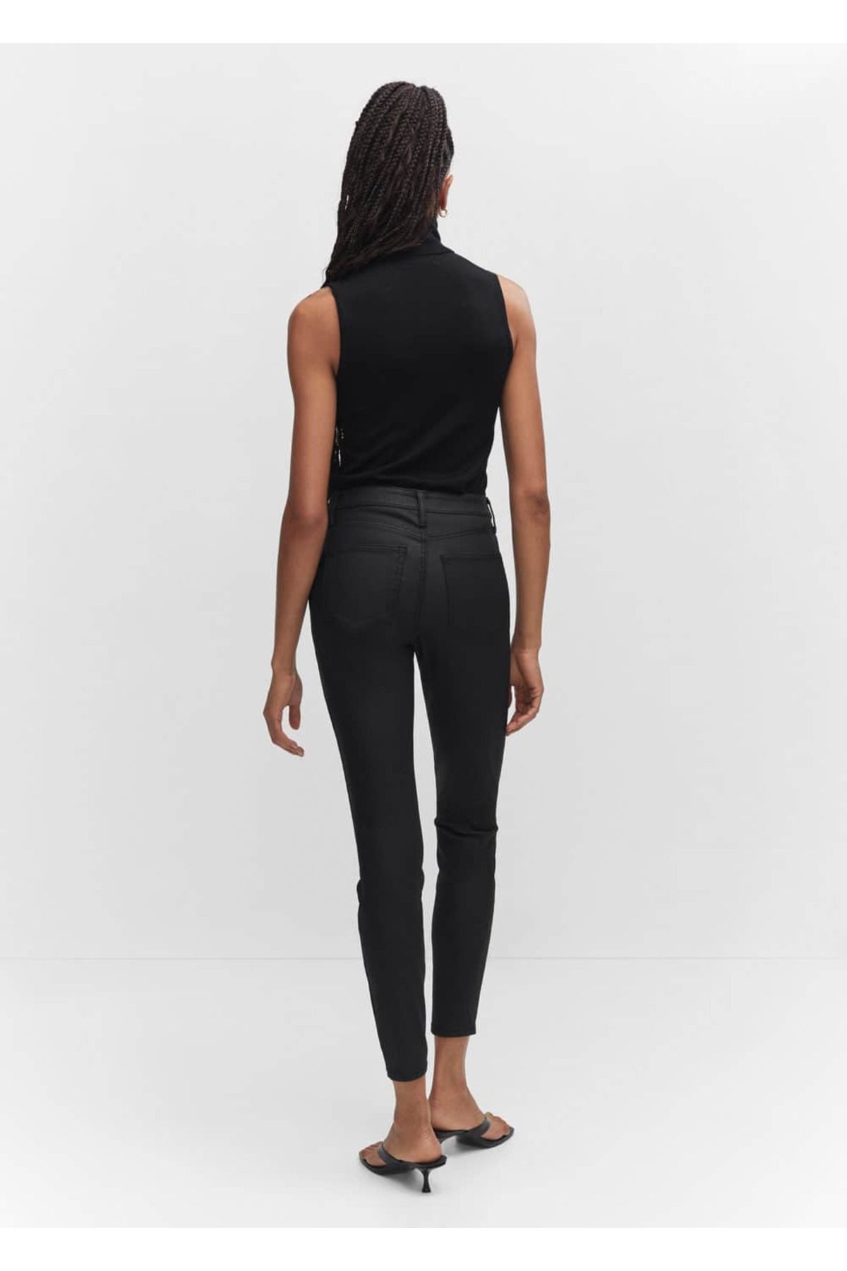 Mumlu yüksek belli skinny jean