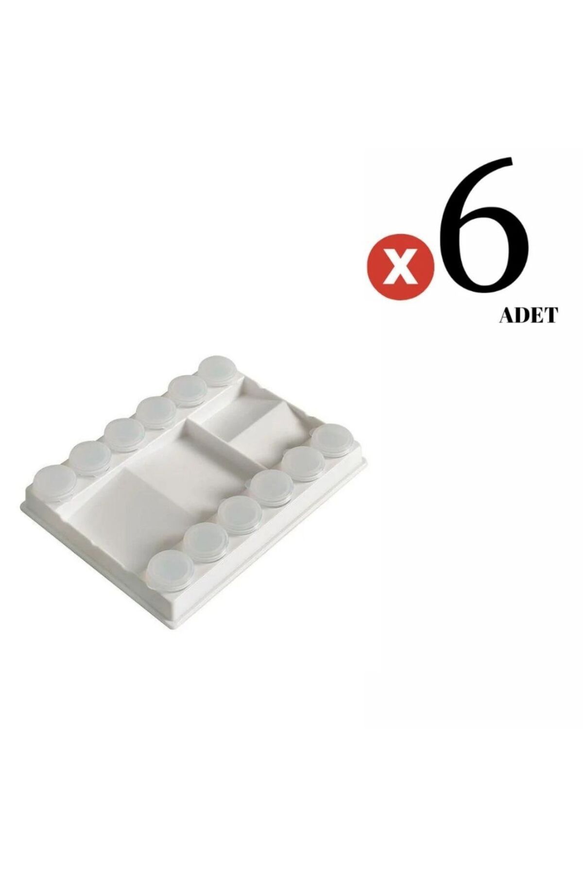 Art Tone Set De 6 Paletă Artistică Cu Capac Pentru Sticle - One Size