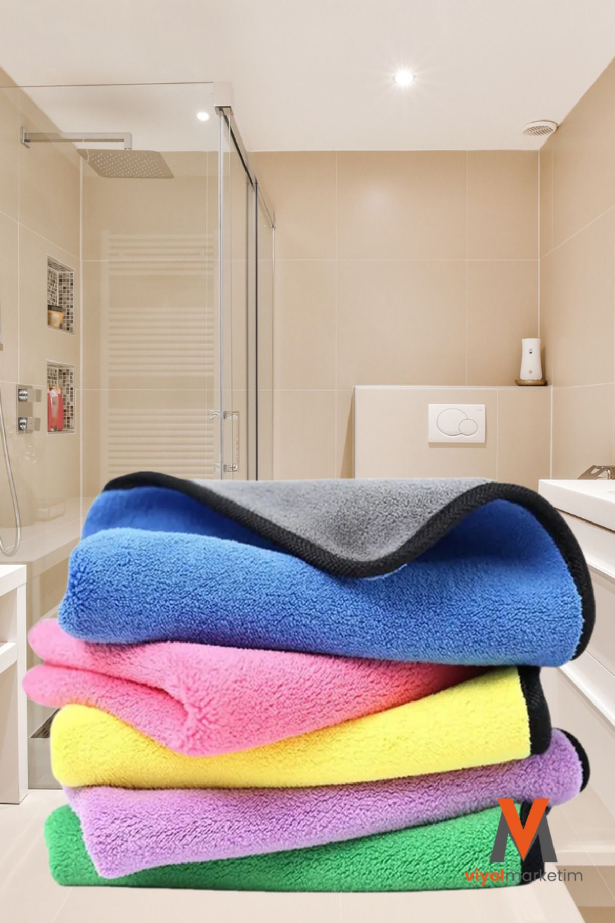 Microfiber bath towels top