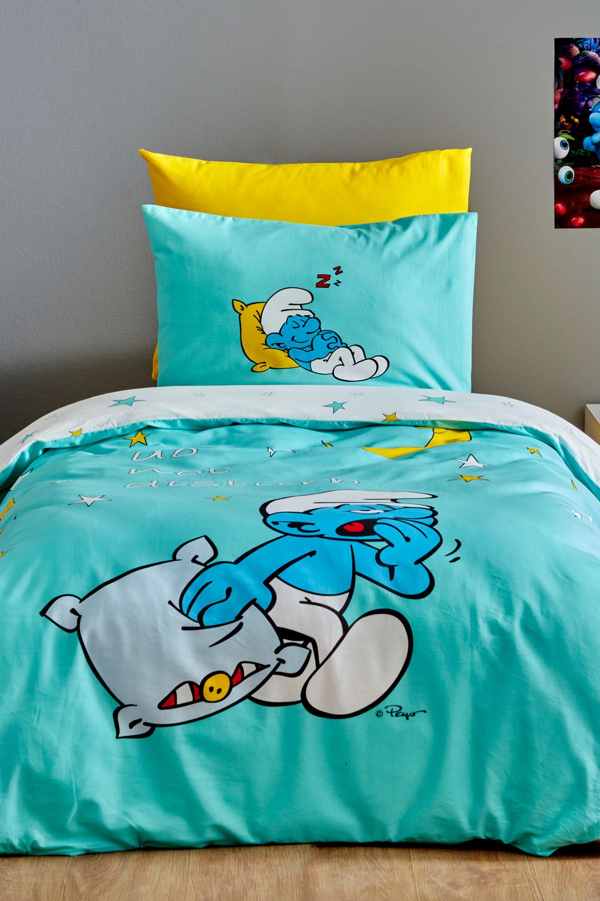 Smurf bed sheets 2025
