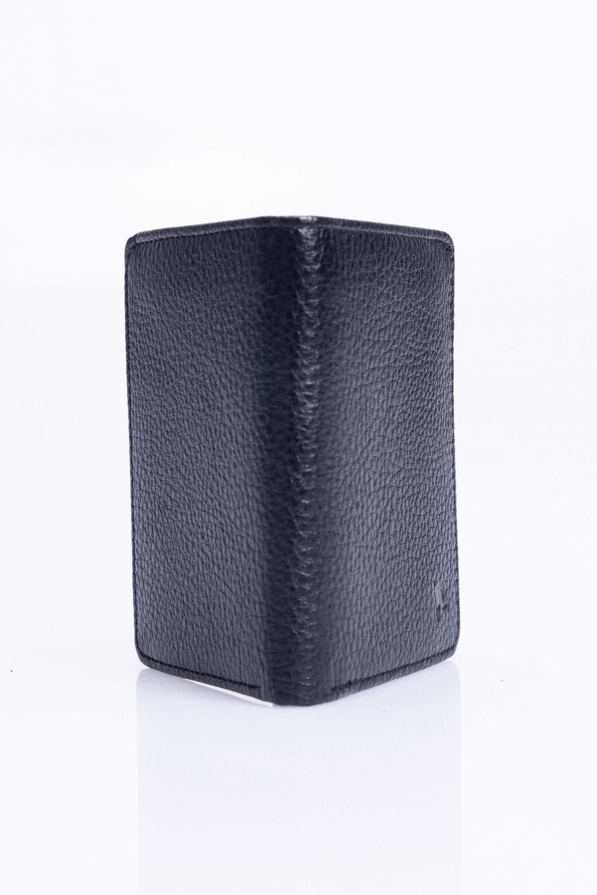 Tudors-Genuine Leather Men's Black Wallet 4