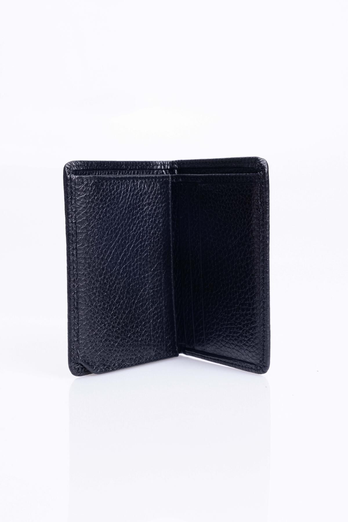Tudors-Genuine Leather Men's Black Wallet 3