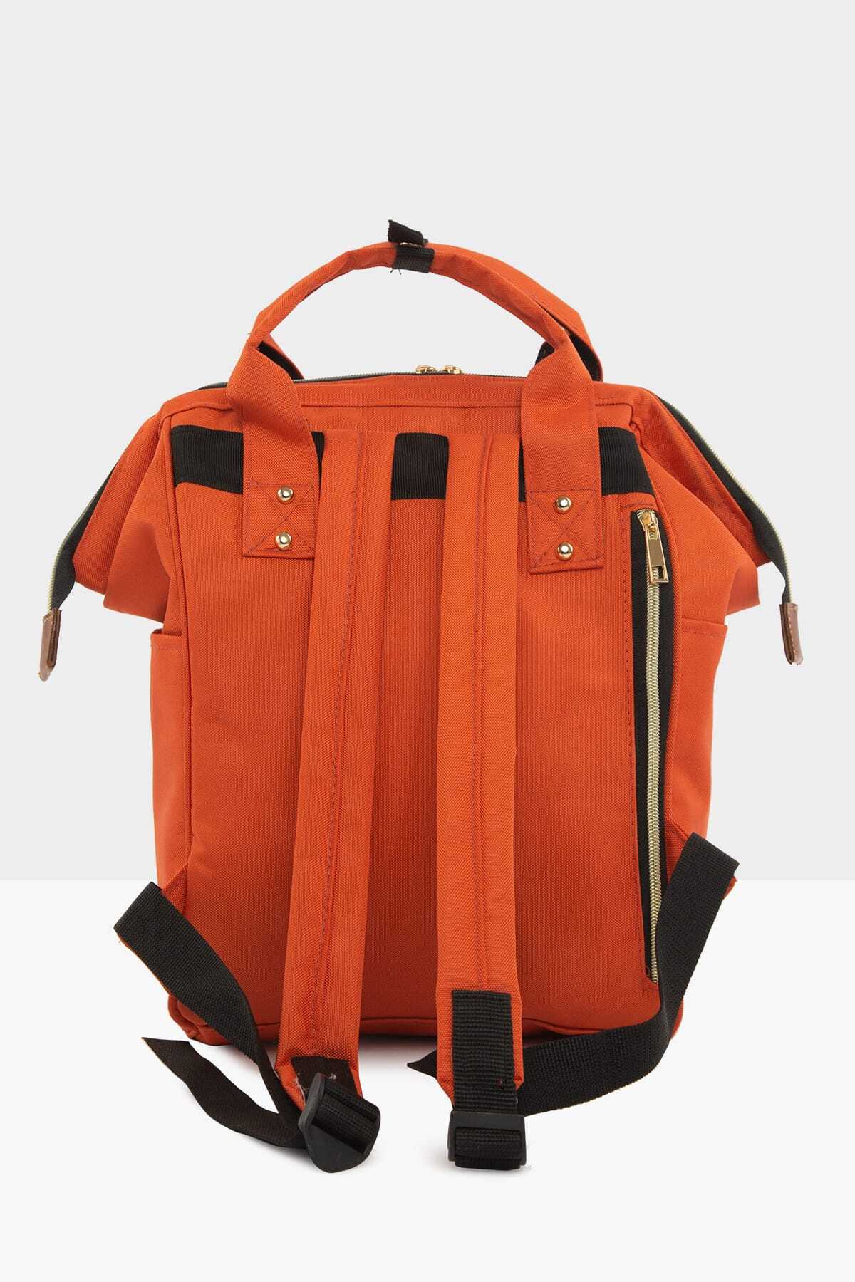 کوله پشتی زنانه نارنجی Bagmori | M000000488 اورجینال - تصویر 4