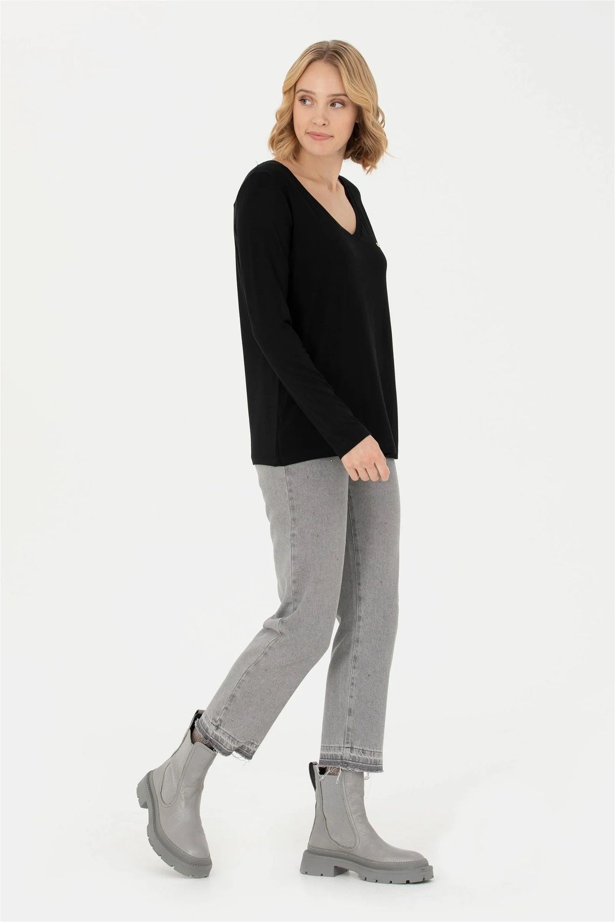 U.S. Polo Assn.-BAZA. Polo Assn. Pantaloni de damă din denim 3