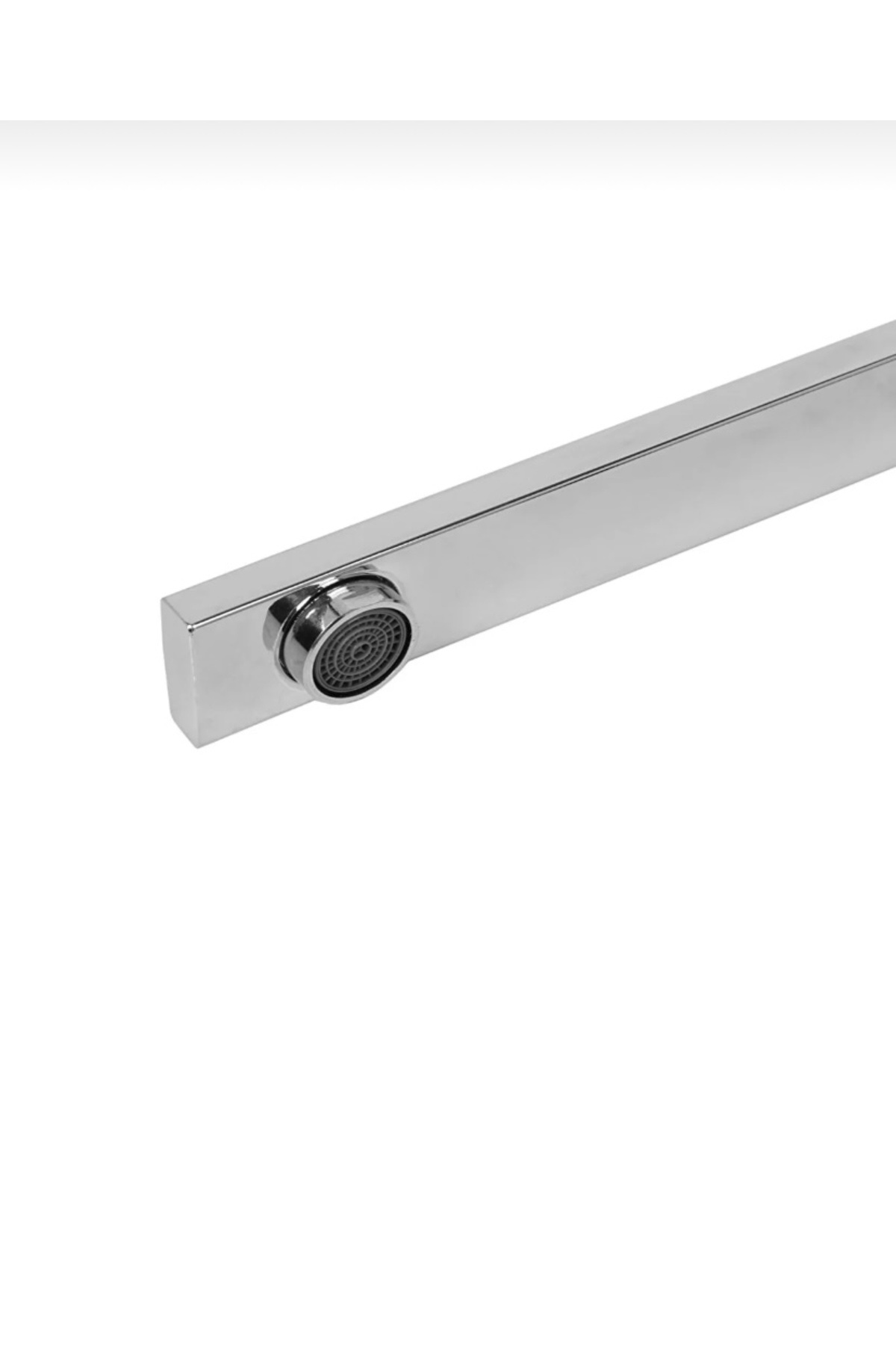 İSAOĞLU YAPI-Kitchen Faucet Square Modern Sink Tap Silver Silver Kitchen Faucet 4