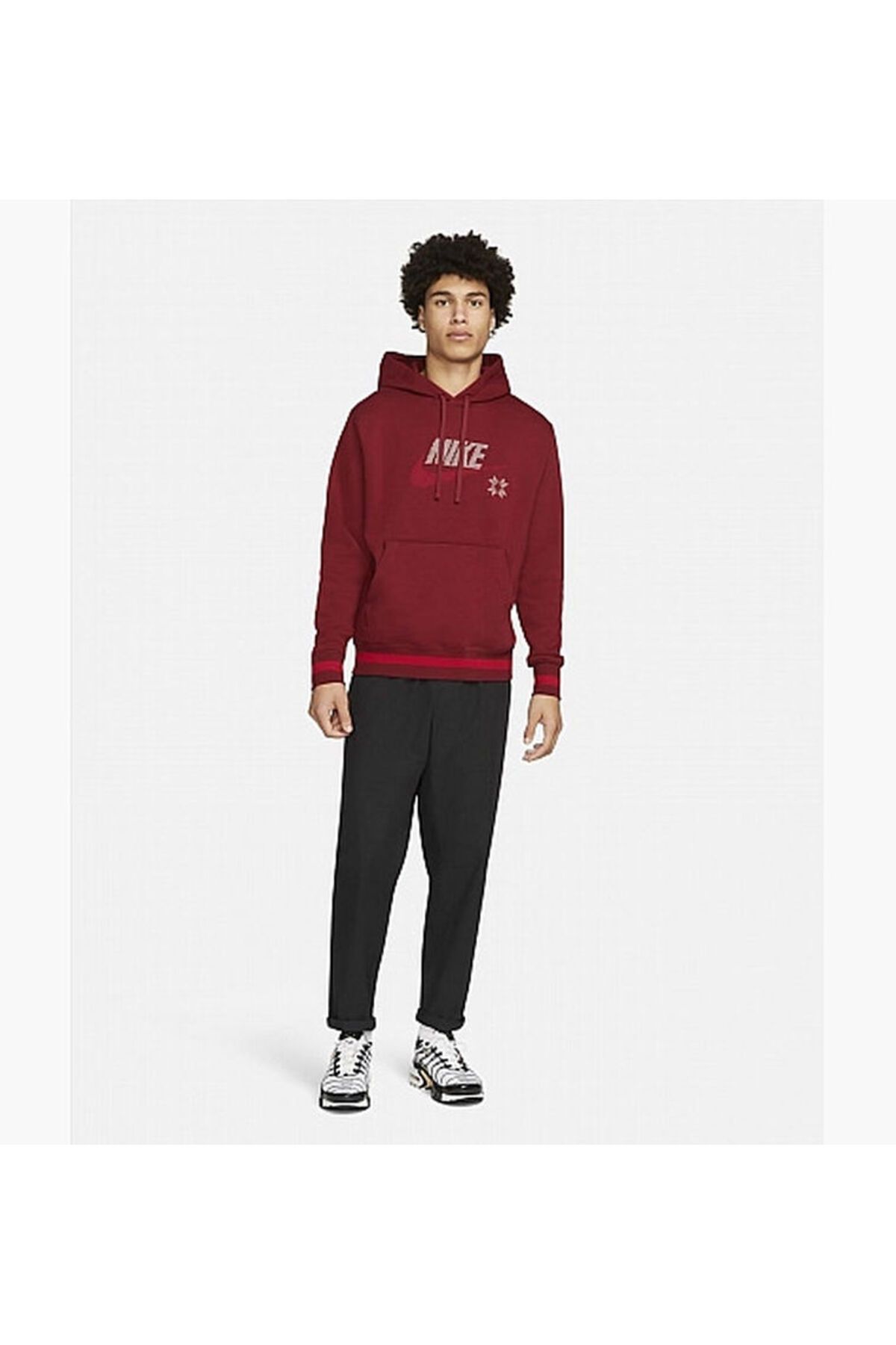 Nike Sportswear Club Men s Fleece Pullover Hoodie Red Fiyat Yorumlar Trendyol