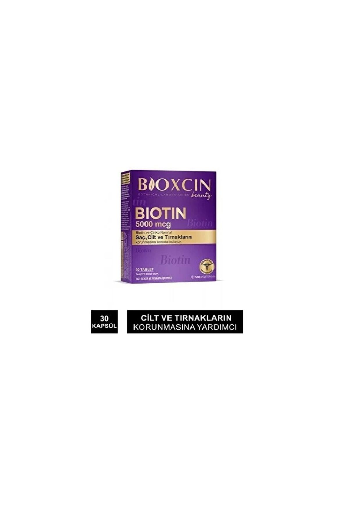 بیوتین 5000 MCG 30 ترابایت Bioxcin