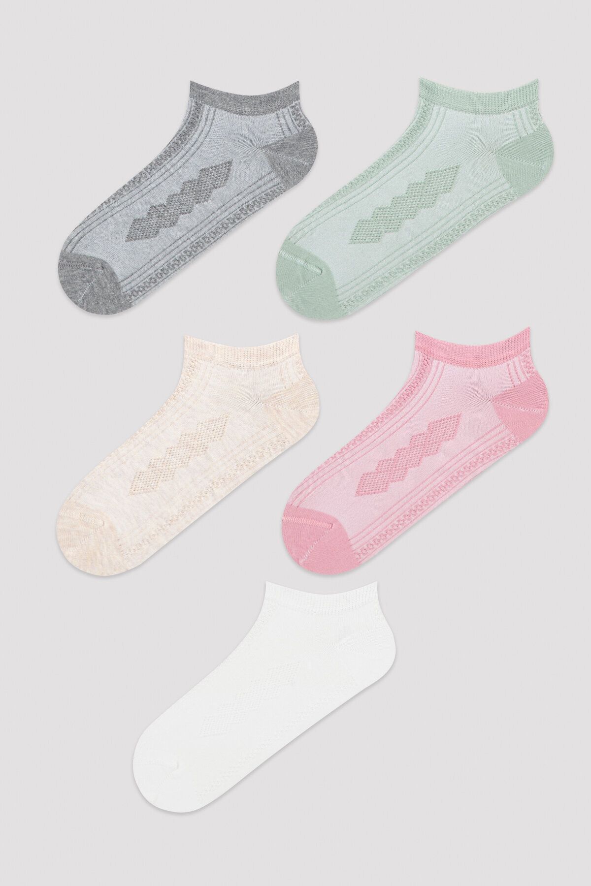 Penti Beatiful Side 5 Pack Liner Socks - Trendyol