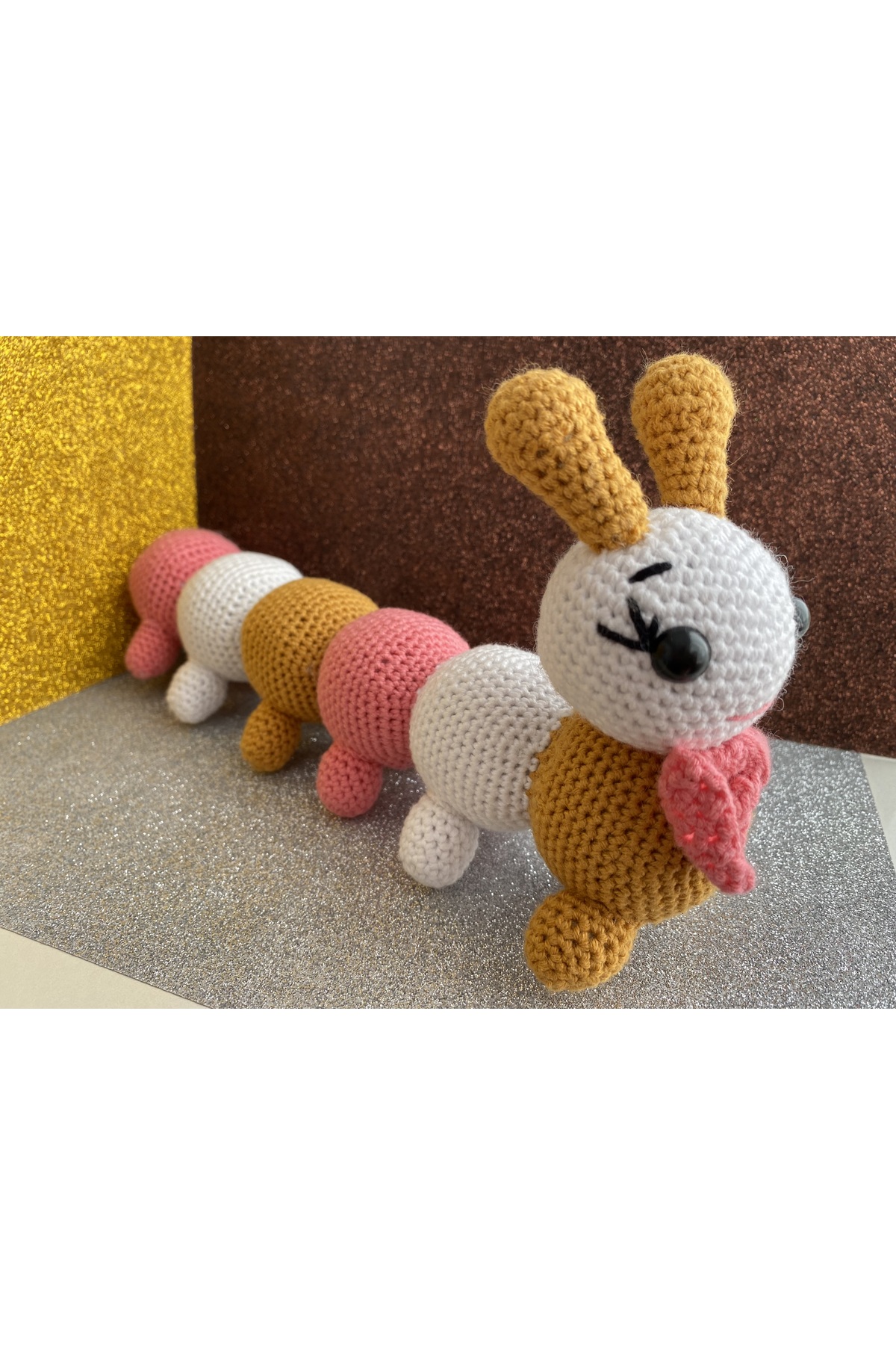 Handmadetoys AMİGURUMİ / CROCHET DOLL Sevimli Tırtıl fotoğrafı 2 (önizleme)