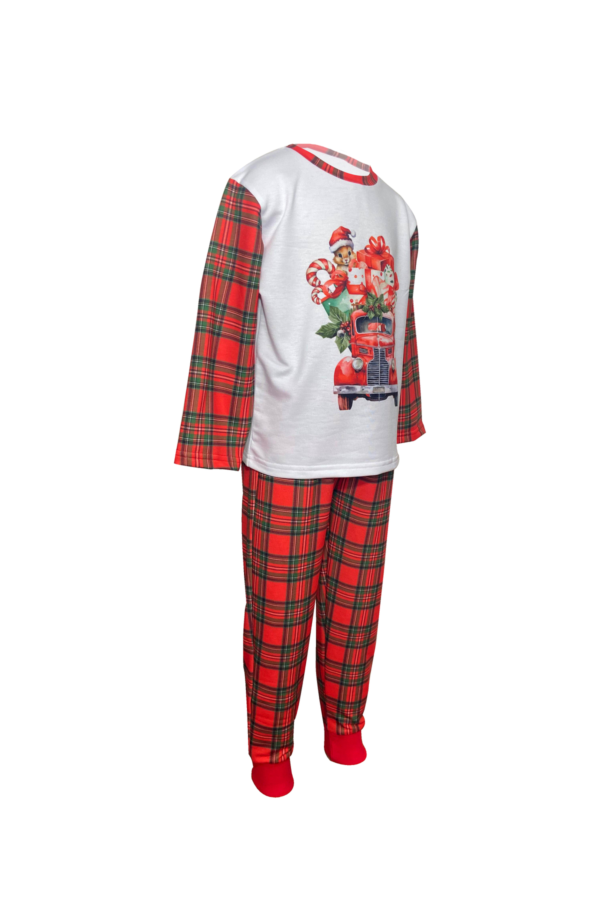 Bolder Unisex Yeni Yıl Baskılı Pijama Takımı fotoğrafı 2 (önizleme)