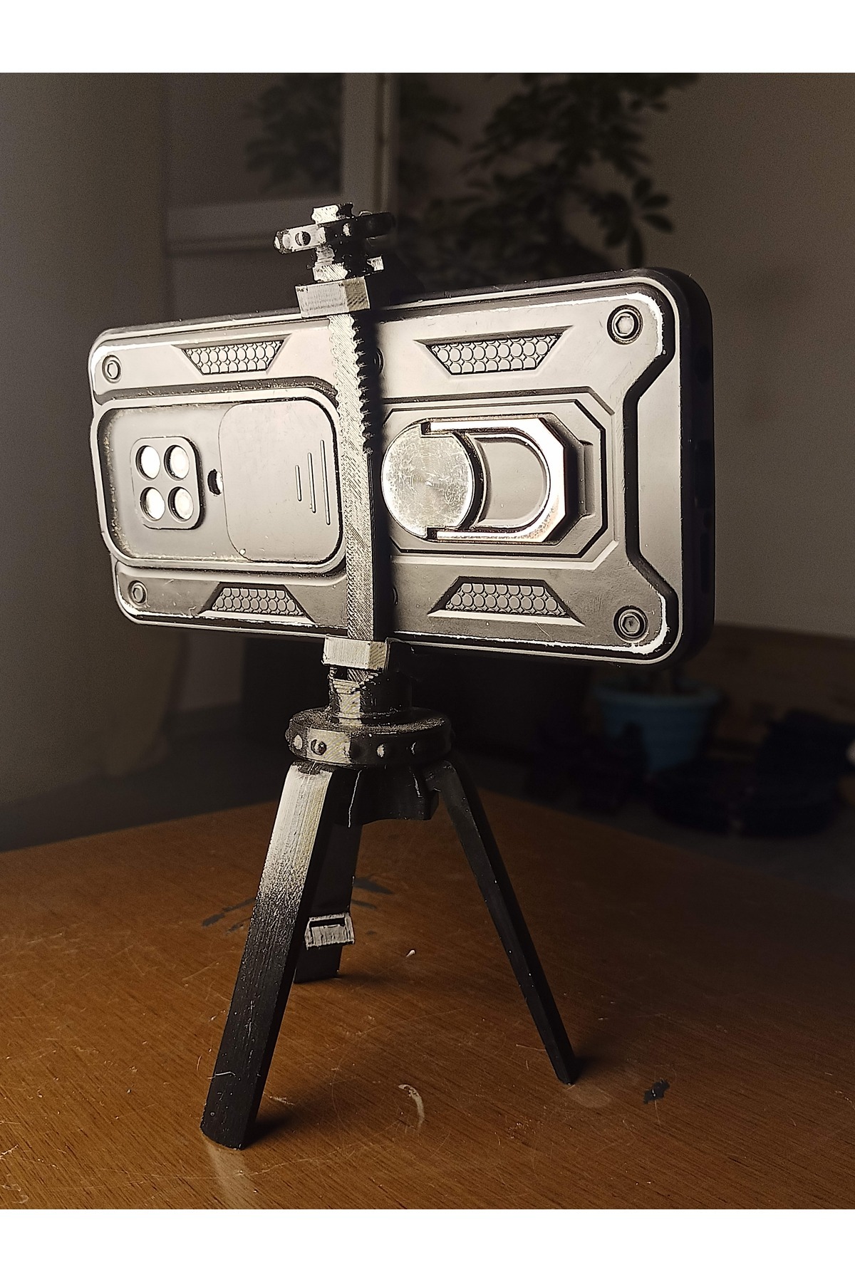 Telefon için Tripod Siyah Uyumlu