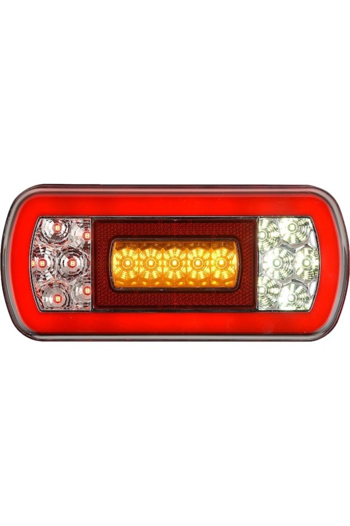 GPR AUTO PARTS-RECTANGULAR NEON LED STOP LAMP 24 VOLT NEW GENERATION 1
