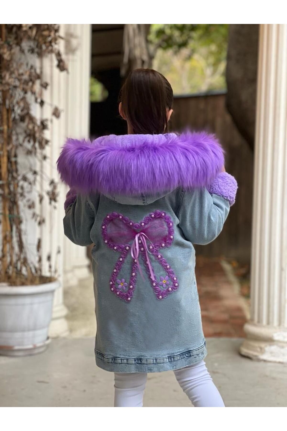 MODA F L Z Winter Jacket Purple Parka