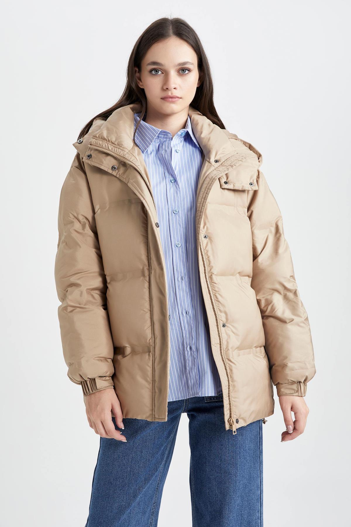 کاپشن زنانه دفاکتو | A4076AX23WN Defacto - Image 6